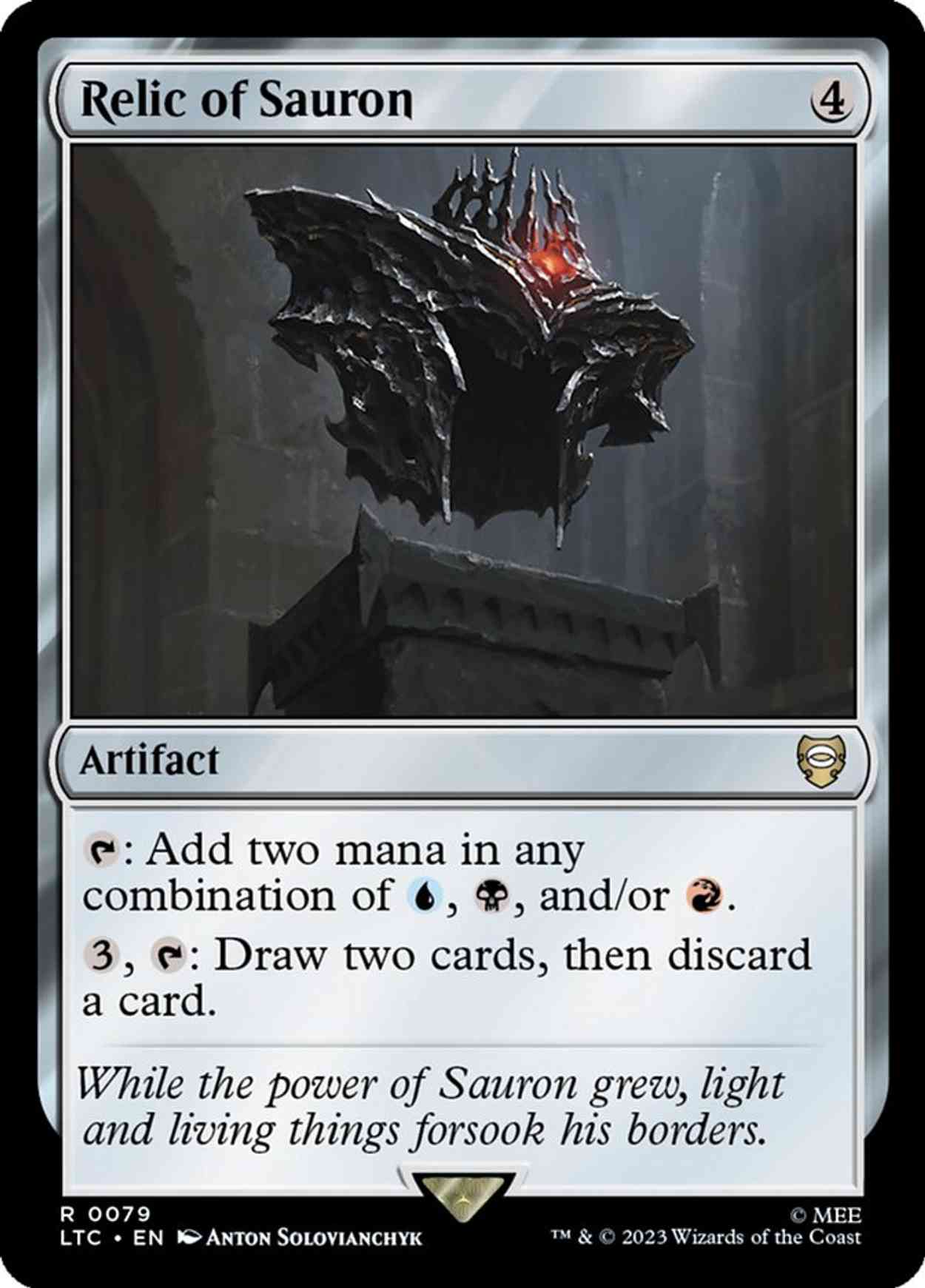 Relic of Sauron magic card front