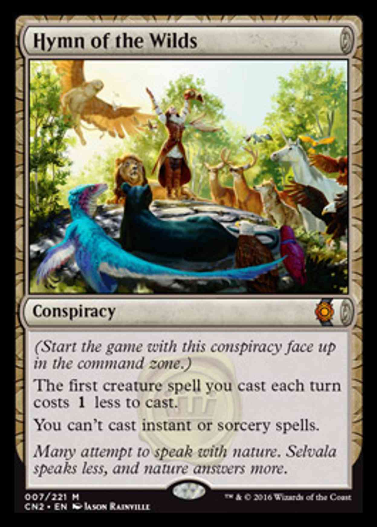 Hymn of the Wilds magic card front