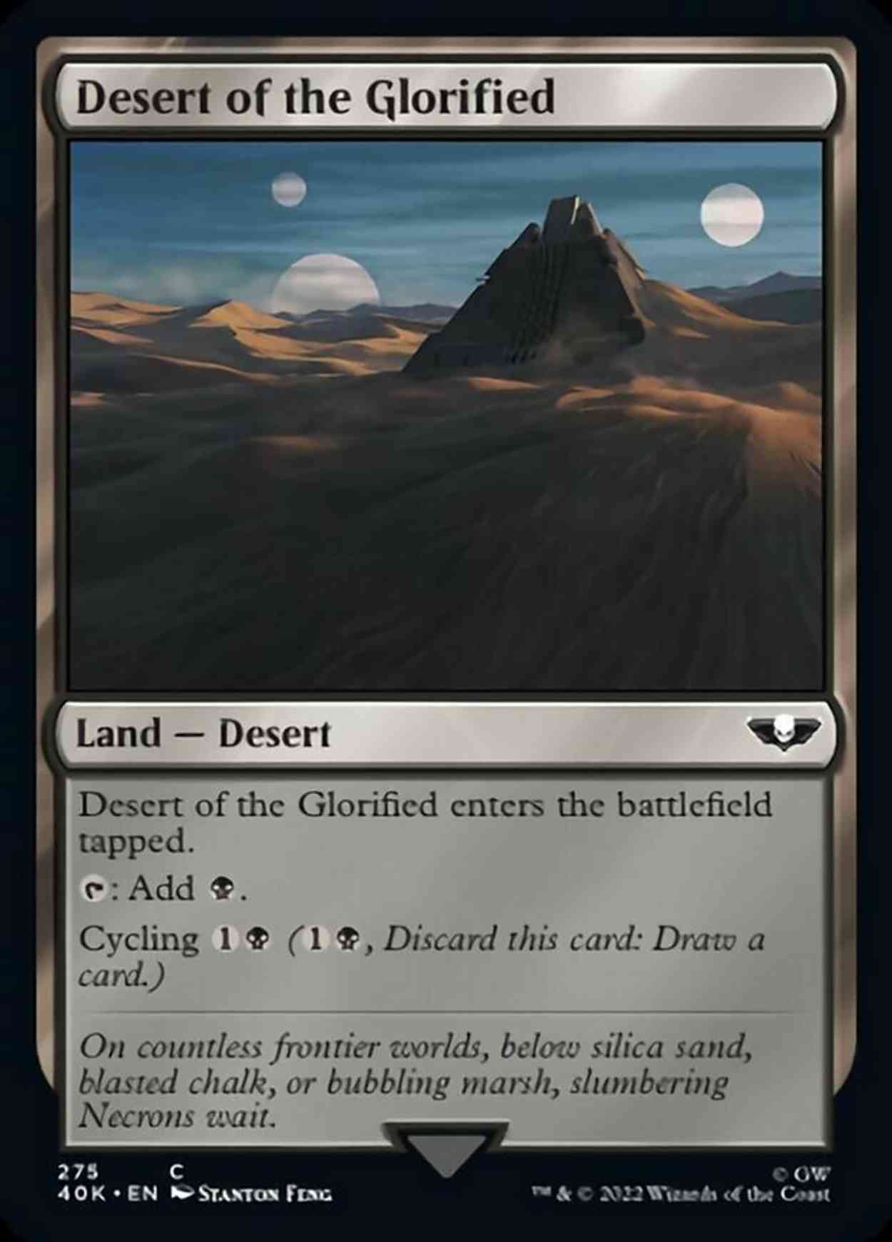 Desert of the Glorified magic card front