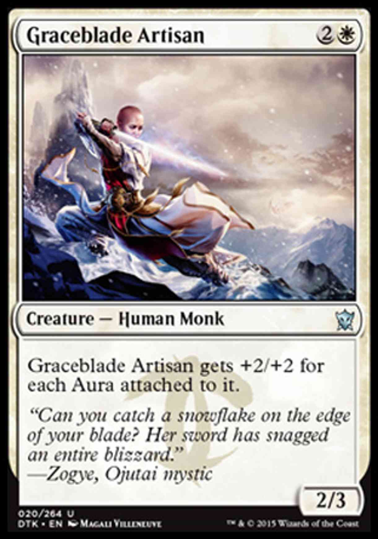 Graceblade Artisan magic card front