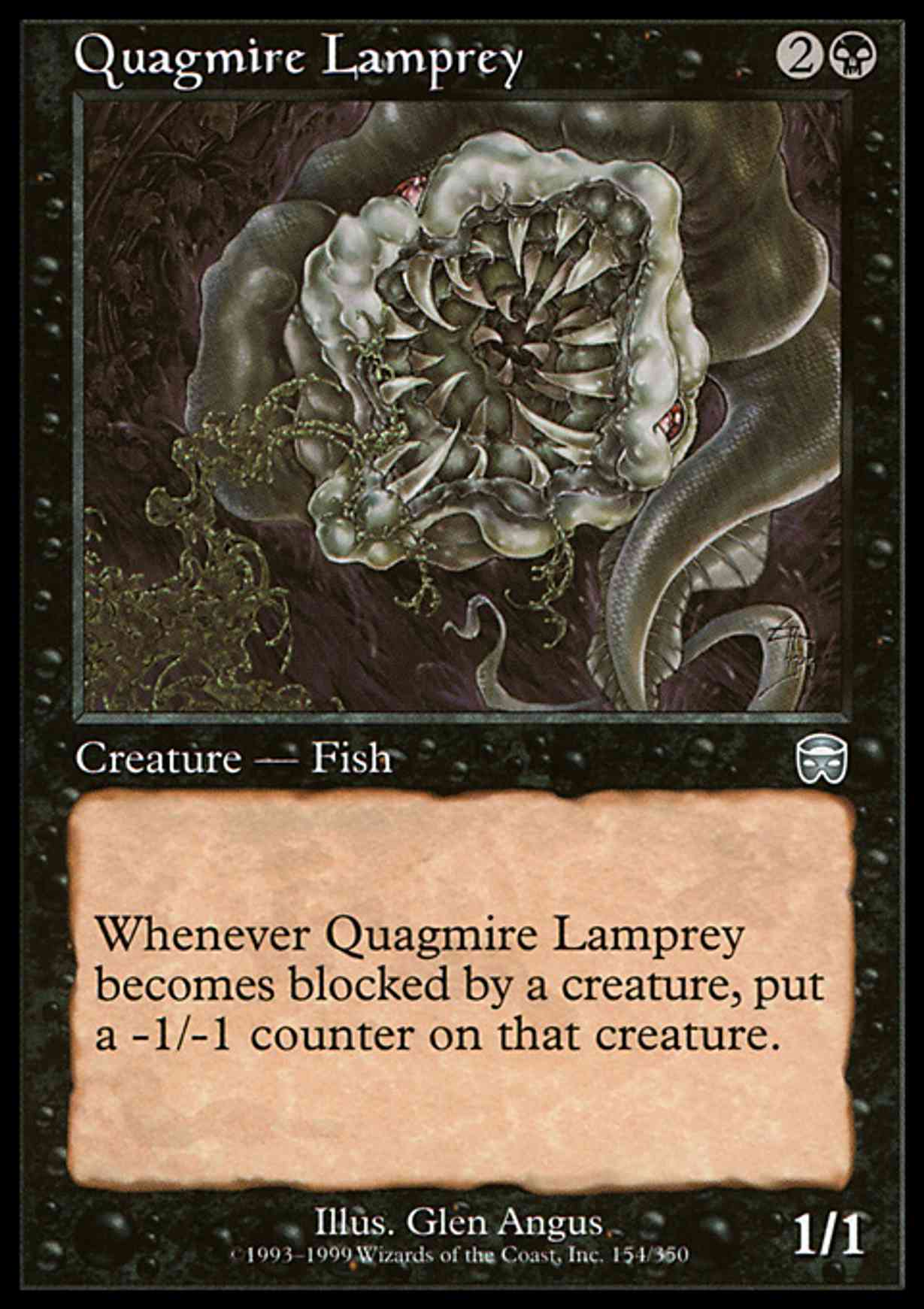 Quagmire Lamprey magic card front