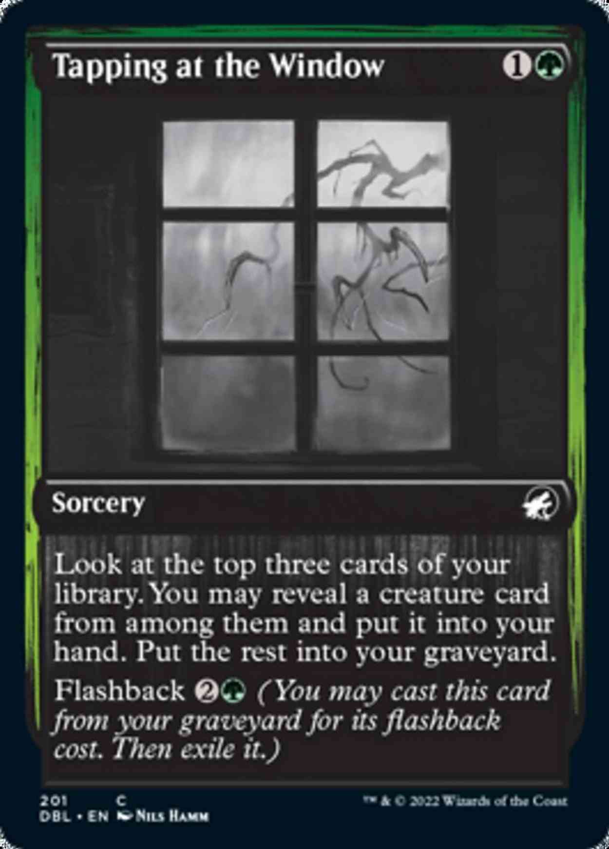 Tapping at the Window magic card front