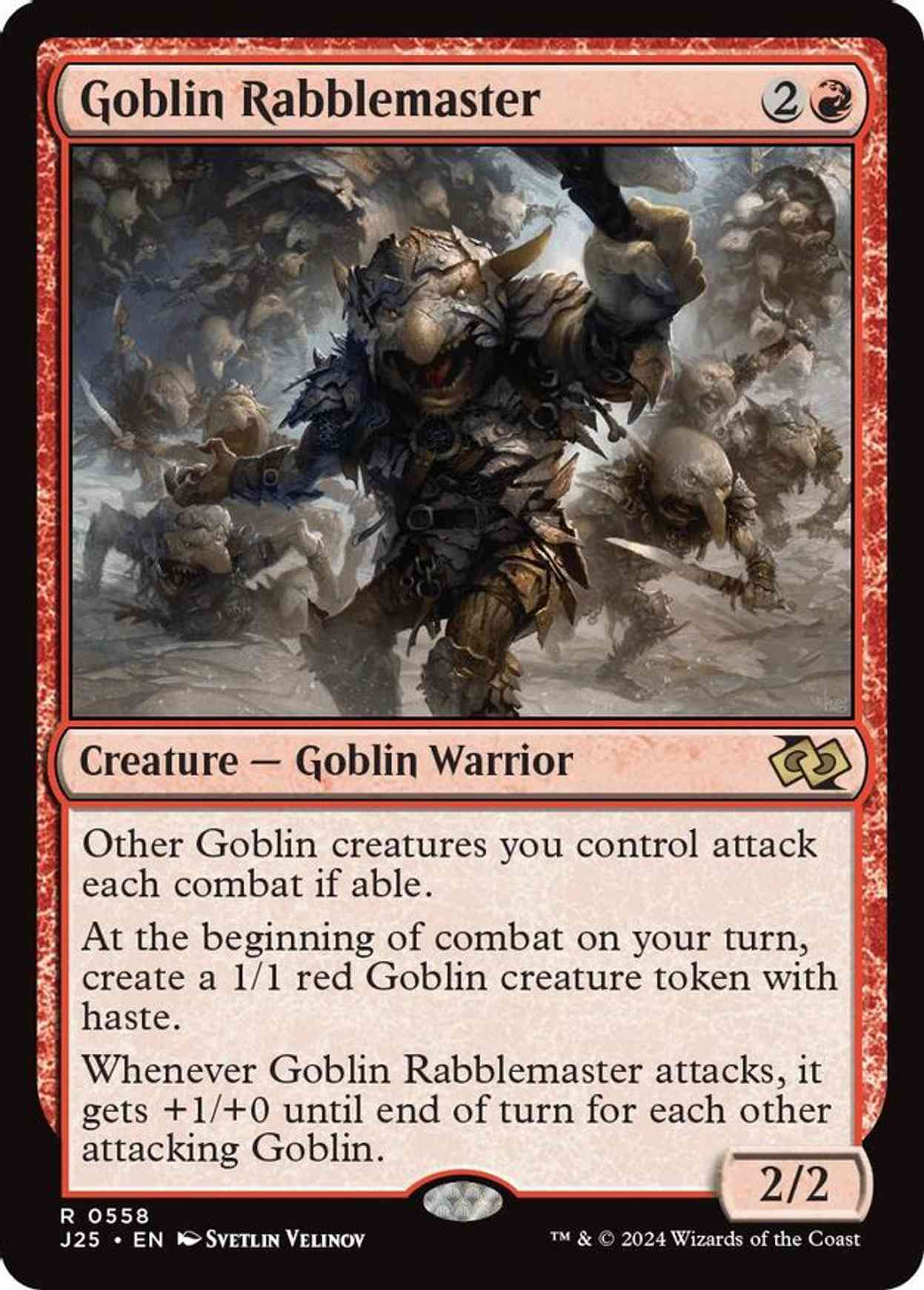 Goblin Rabblemaster magic card front