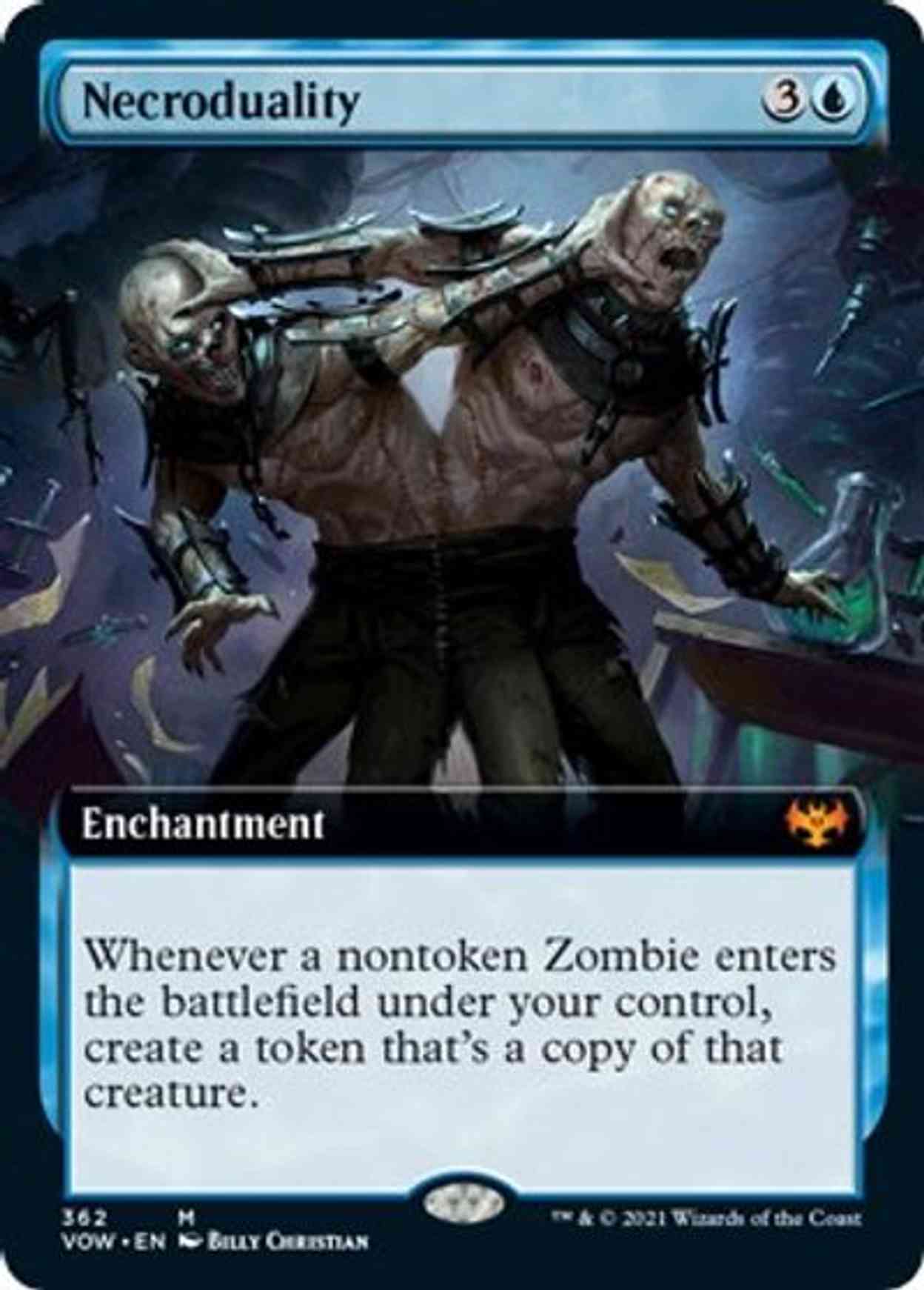 Necroduality (Extended Art) magic card front