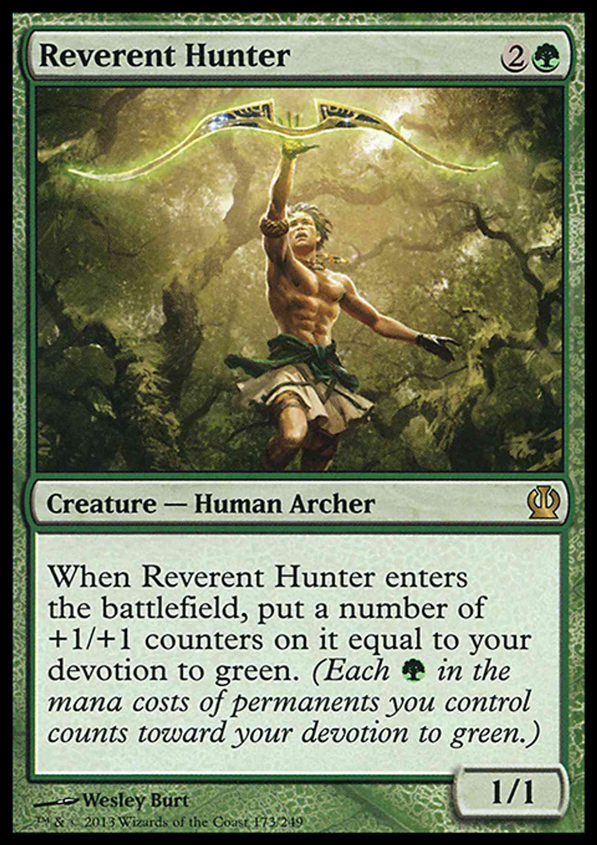 Reverent Hunter magic card front
