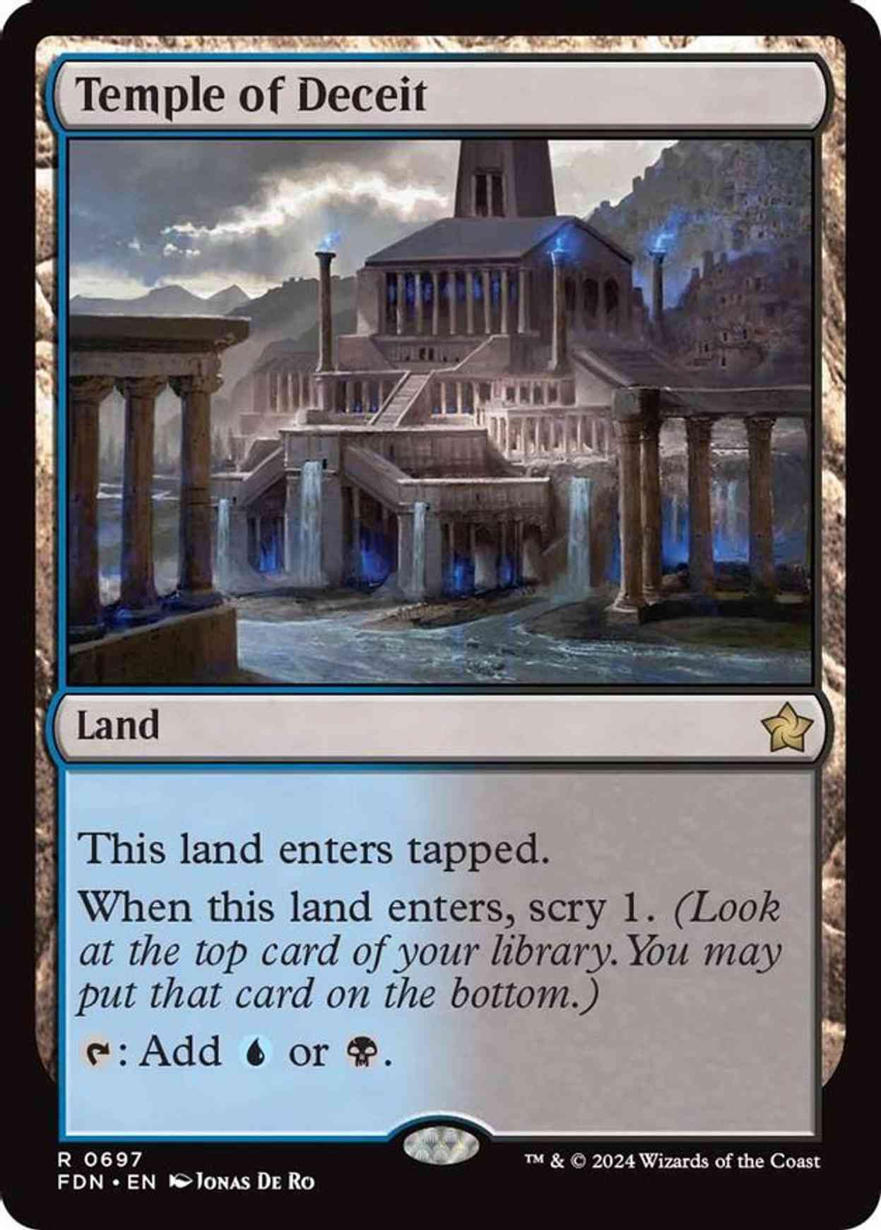 Temple of Deceit magic card front