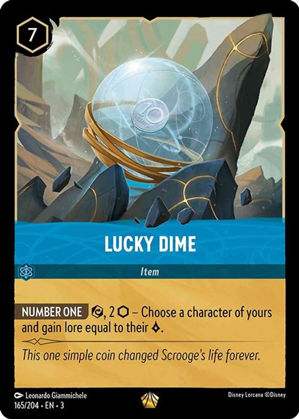 Lucky Dime magic card front