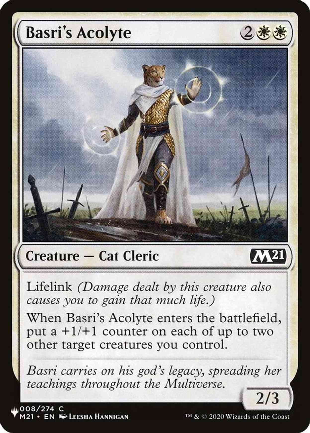 Basri's Acolyte magic card front