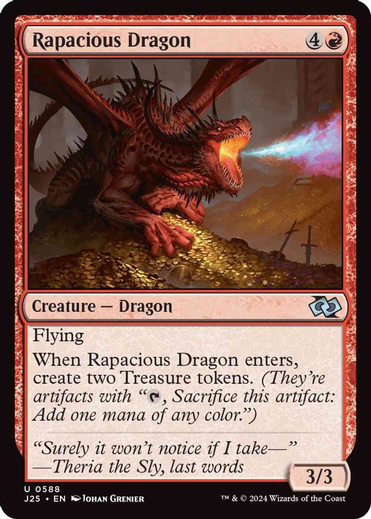 Rapacious Dragon magic card front