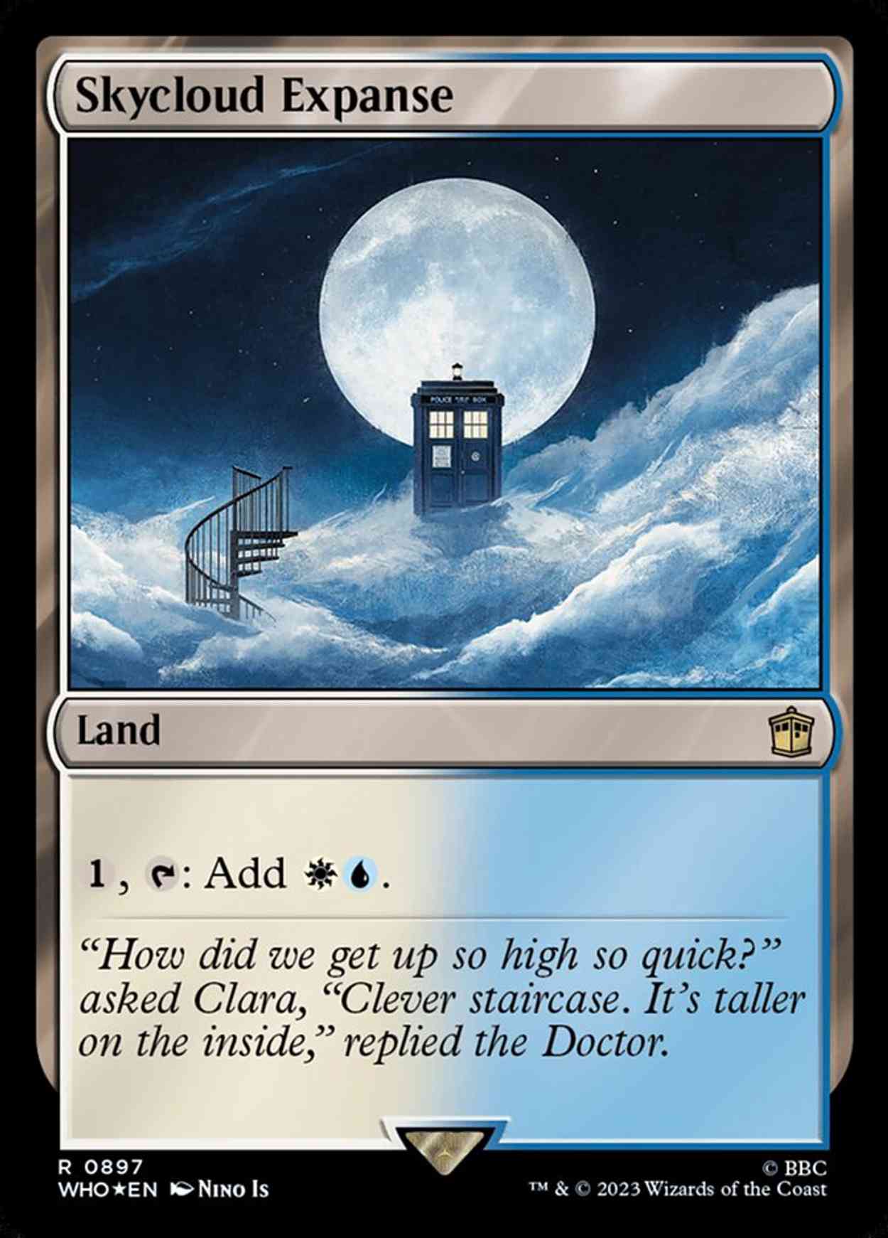 Skycloud Expanse (Surge Foil) magic card front