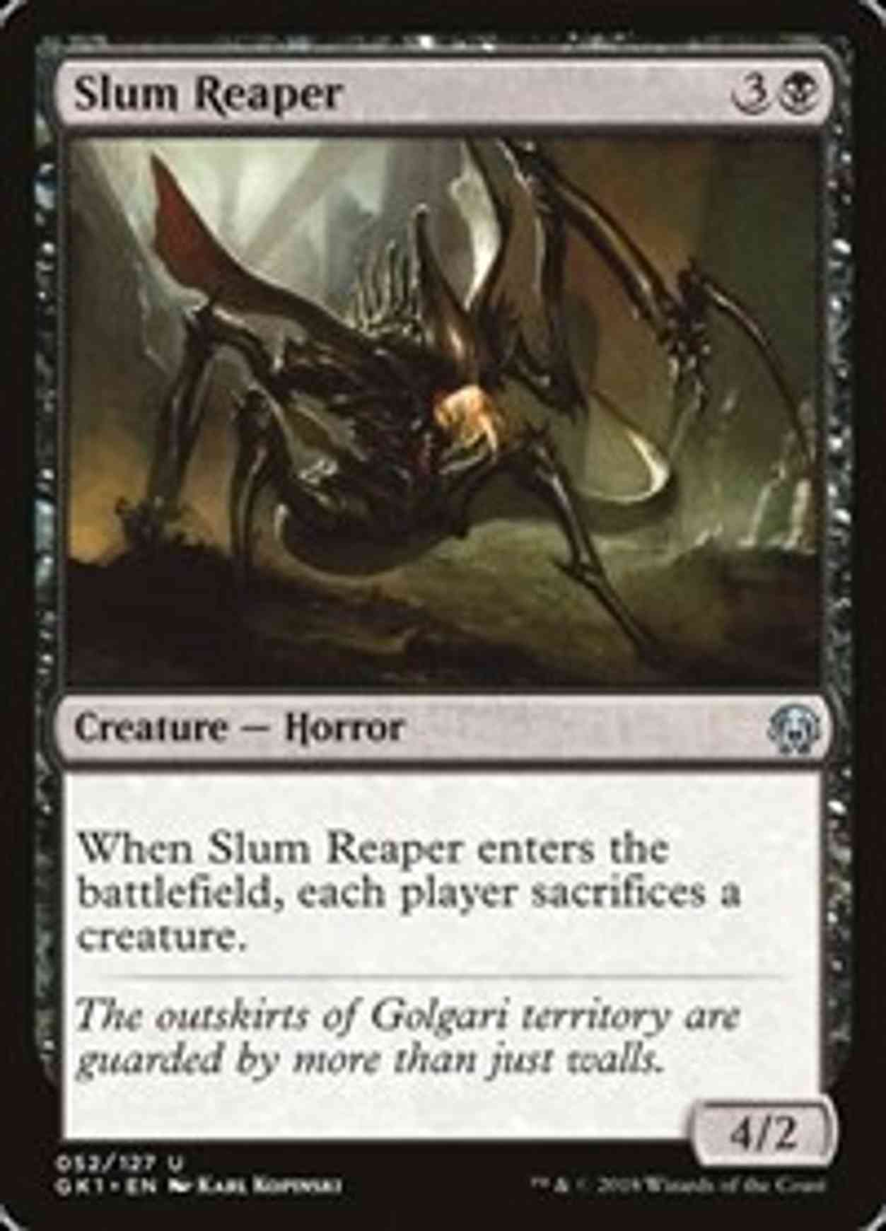 Slum Reaper magic card front