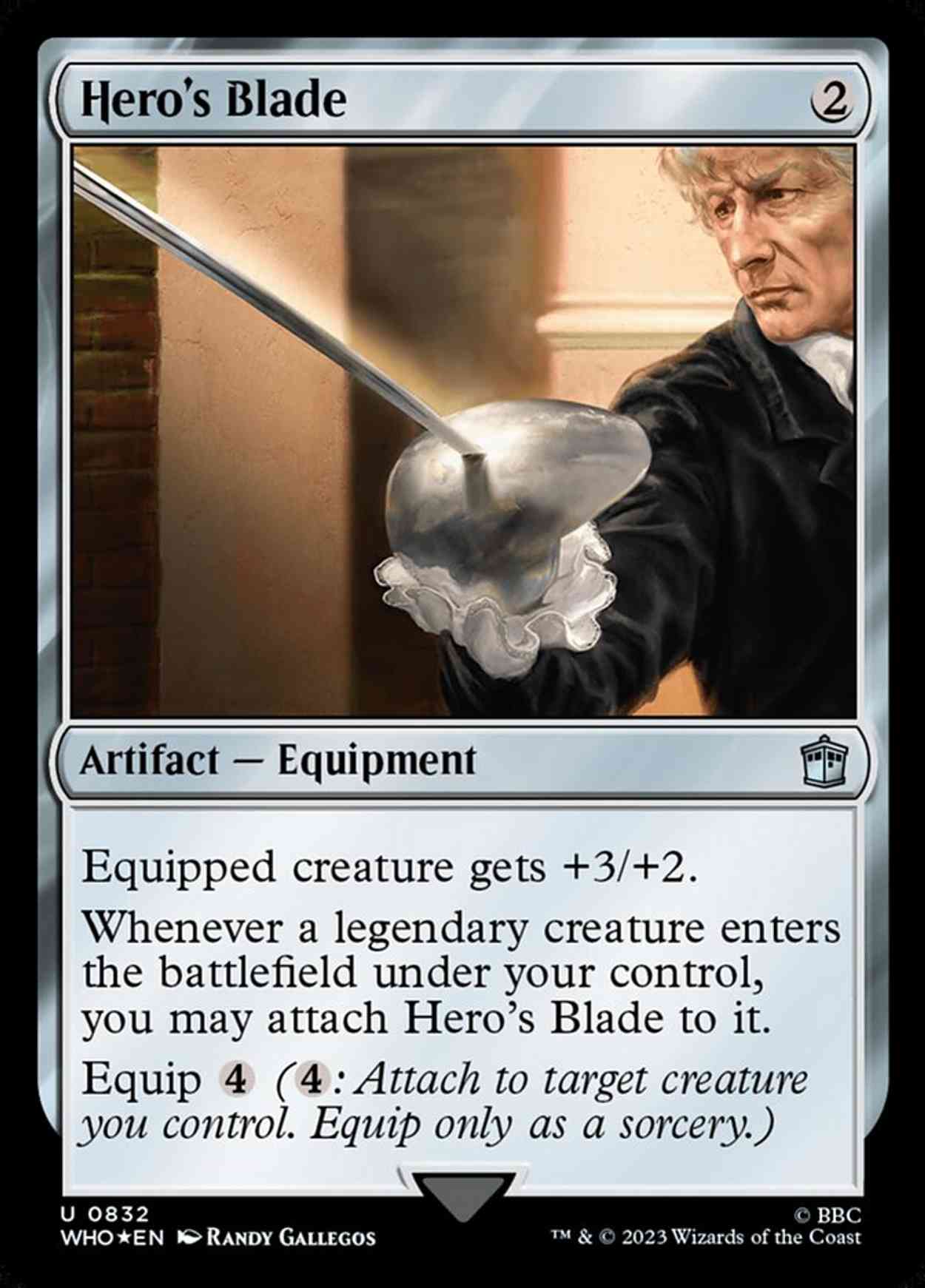Hero's Blade (Surge Foil) magic card front