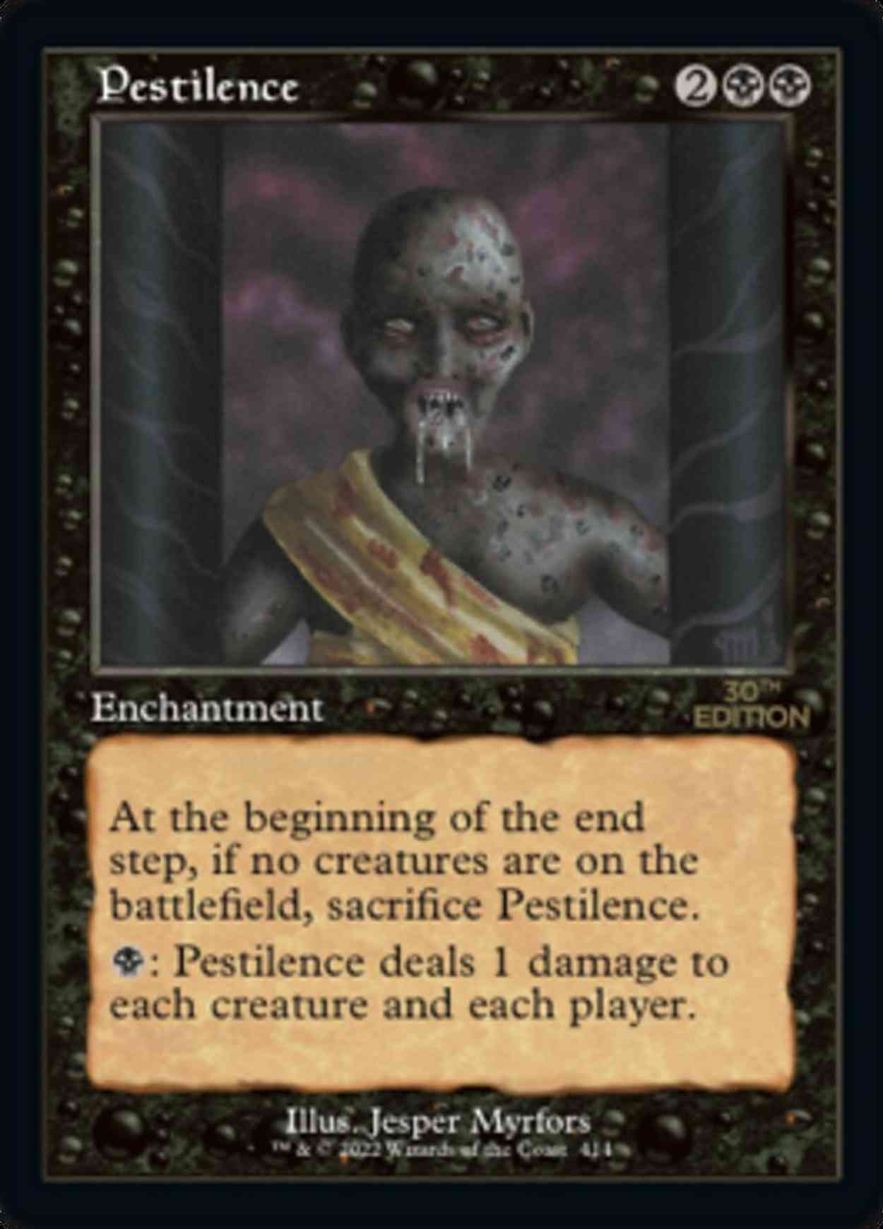 Pestilence (Retro Frame) magic card front
