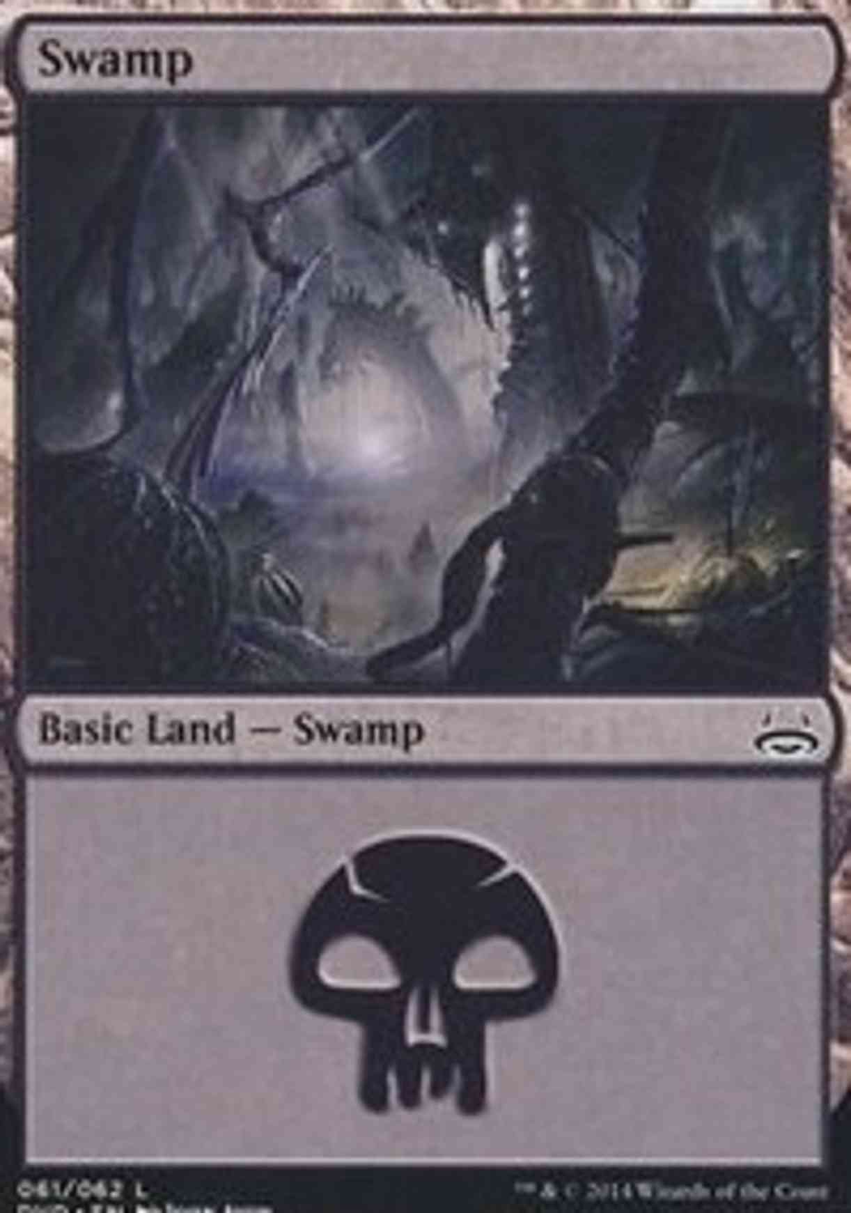 Swamp (61) (Divine vs Demonic) magic card front