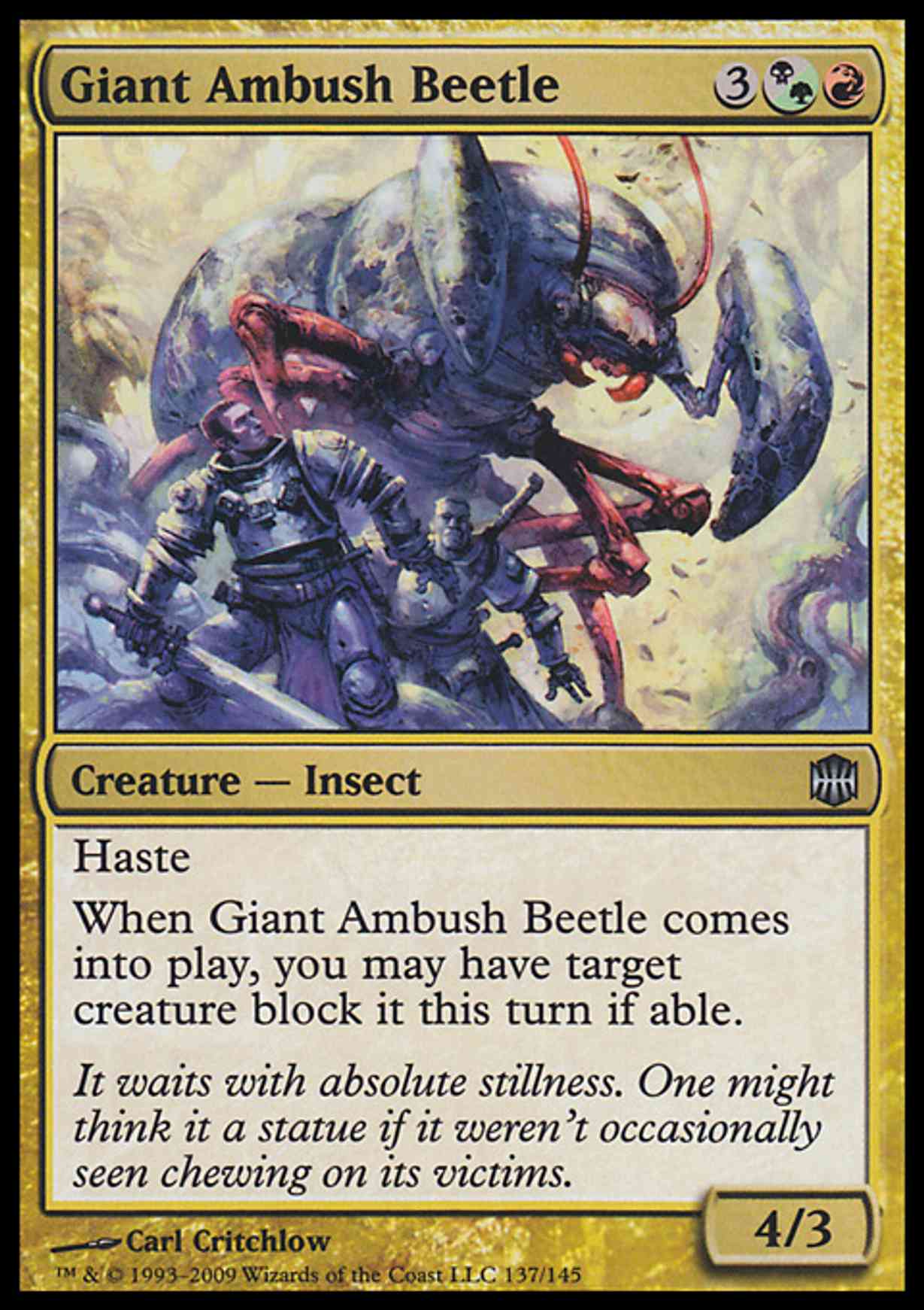 Giant Ambush Beetle magic card front
