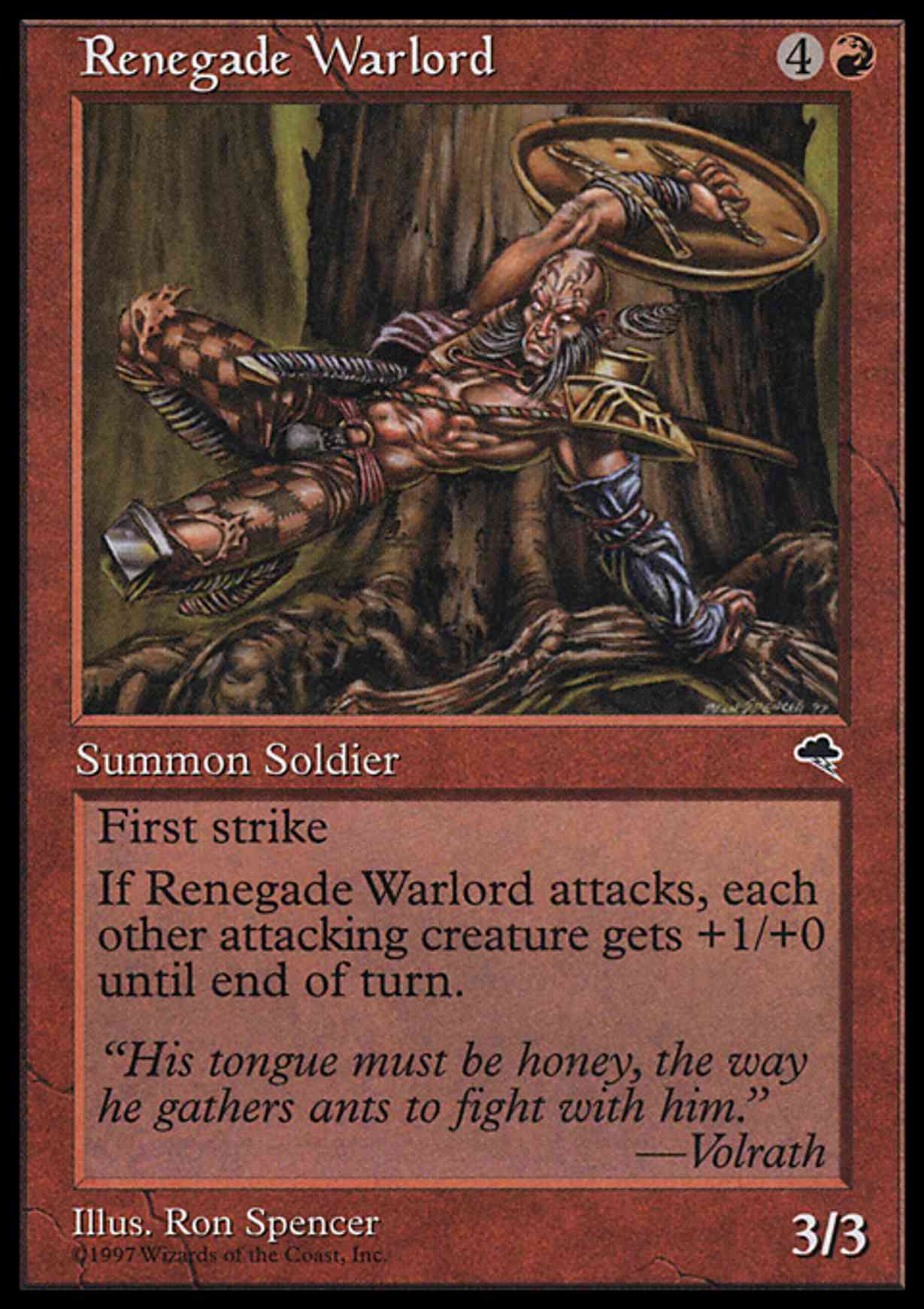Renegade Warlord magic card front