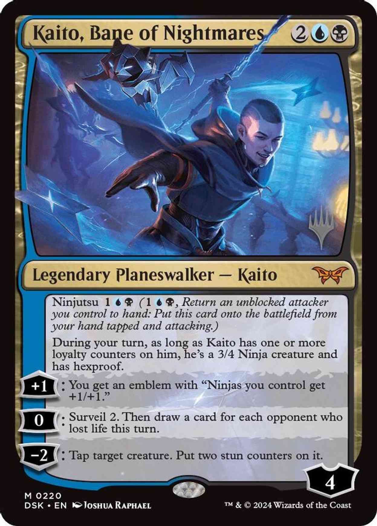 Kaito, Bane of Nightmares magic card front