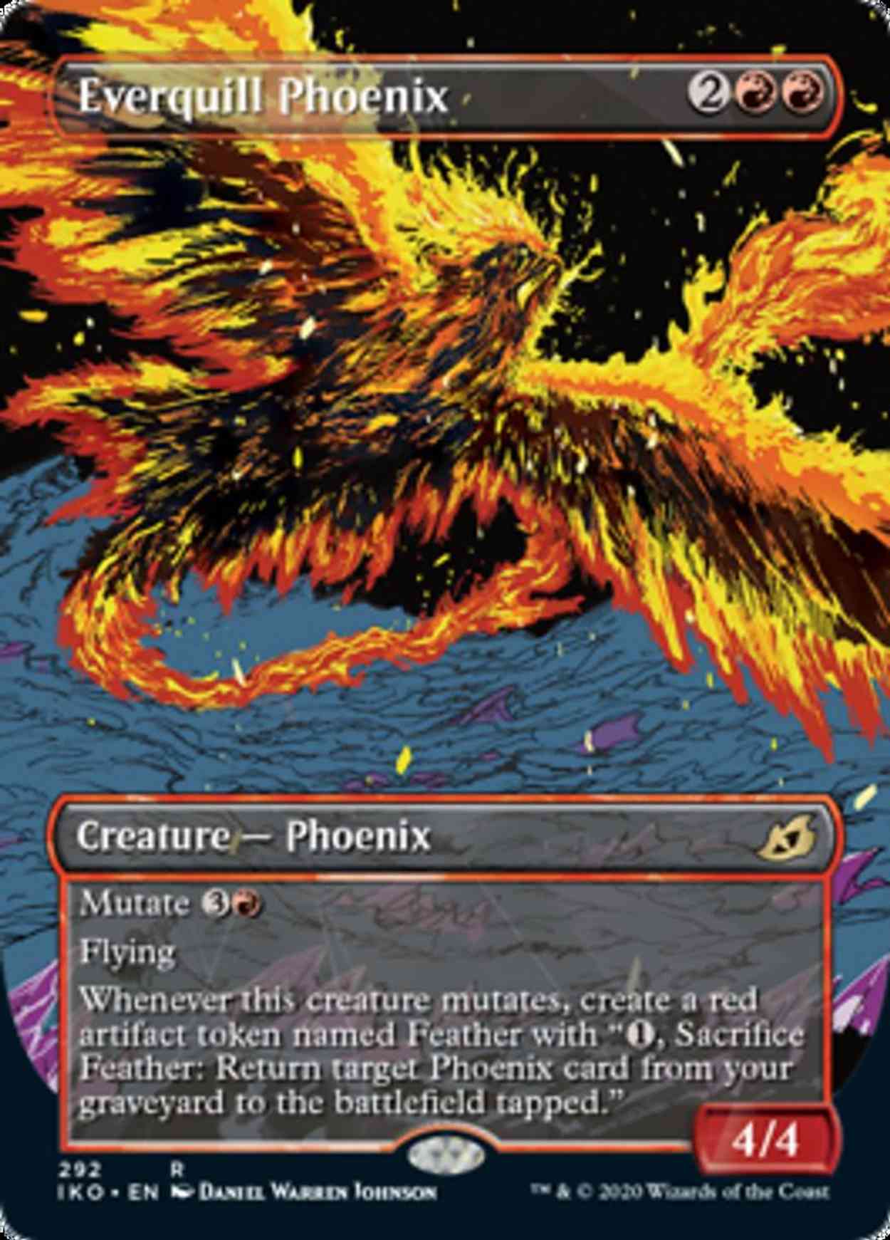 Everquill Phoenix (Showcase) magic card front