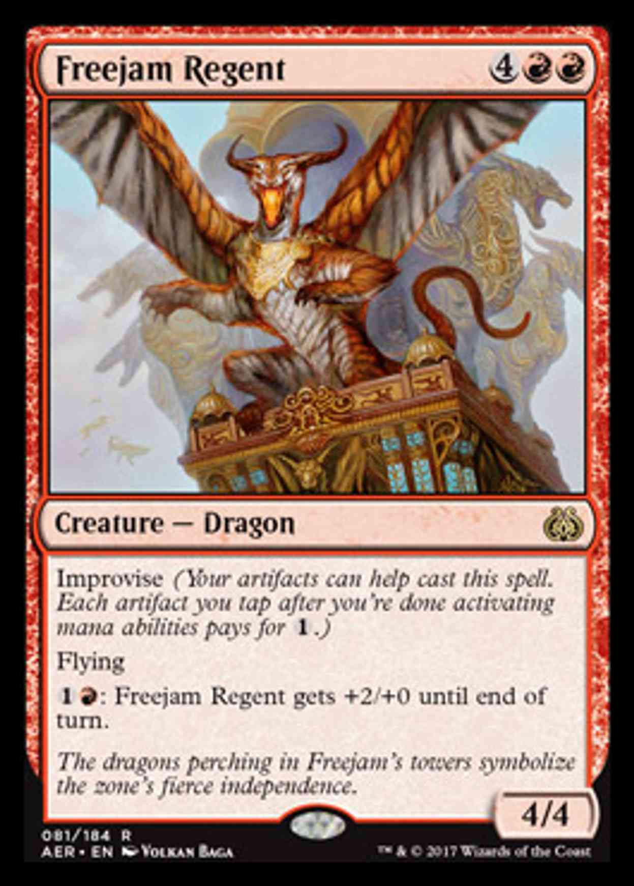 Freejam Regent magic card front