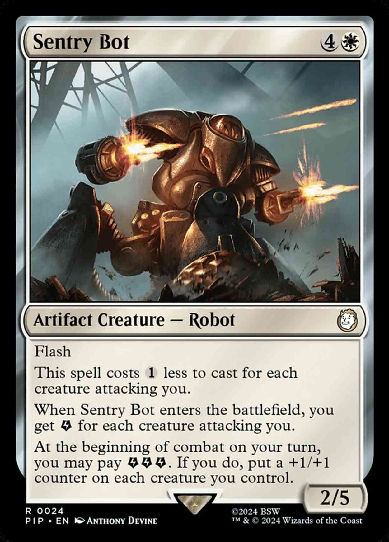 Sentry Bot magic card front