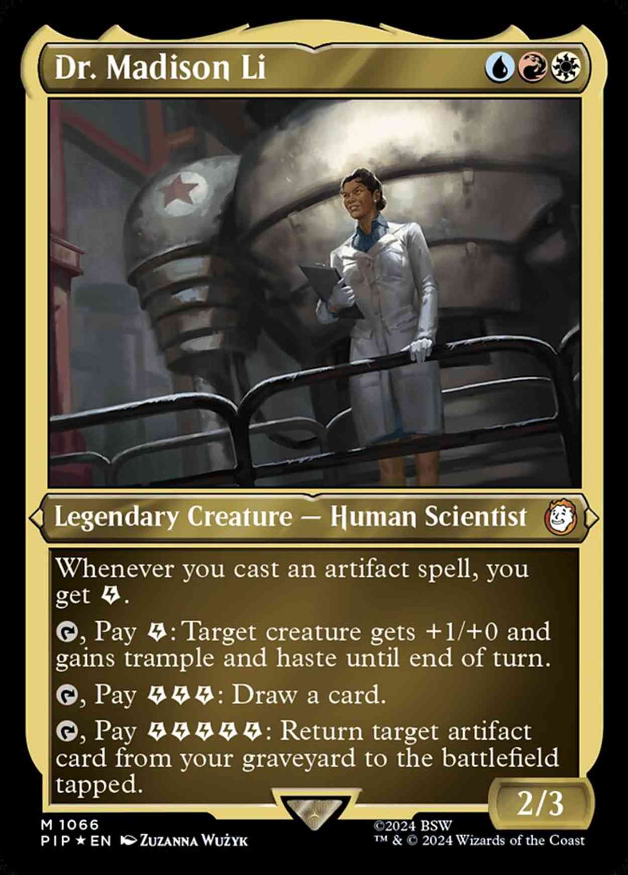 Dr. Madison Li (Display Commander) - Thick Stock magic card front