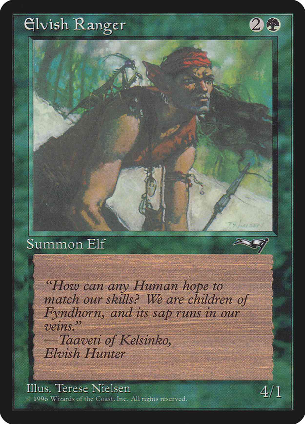 Elvish Ranger (Male) magic card front