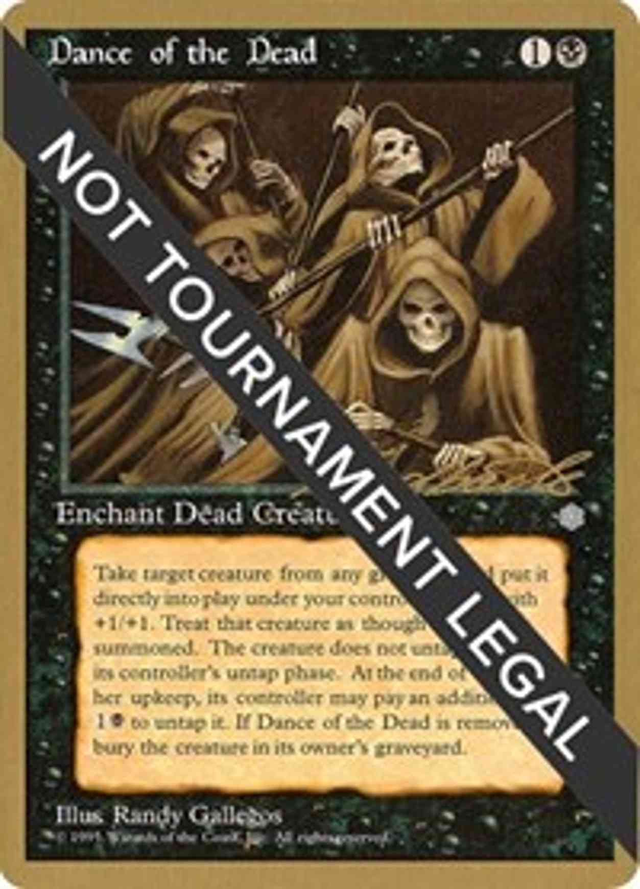 Dance of the Dead - 1996 Leon Lindback (ICE) magic card front