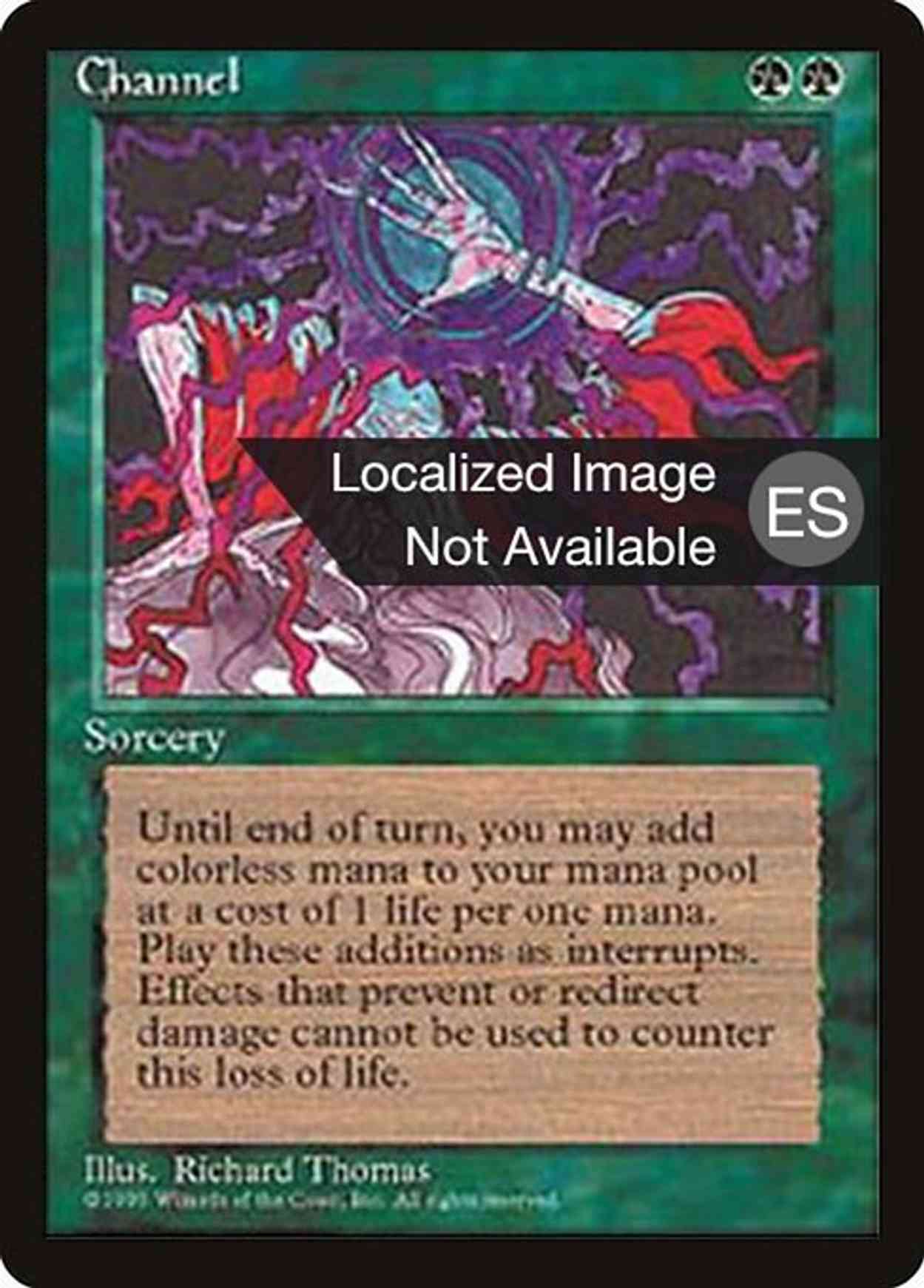 Channel magic card front