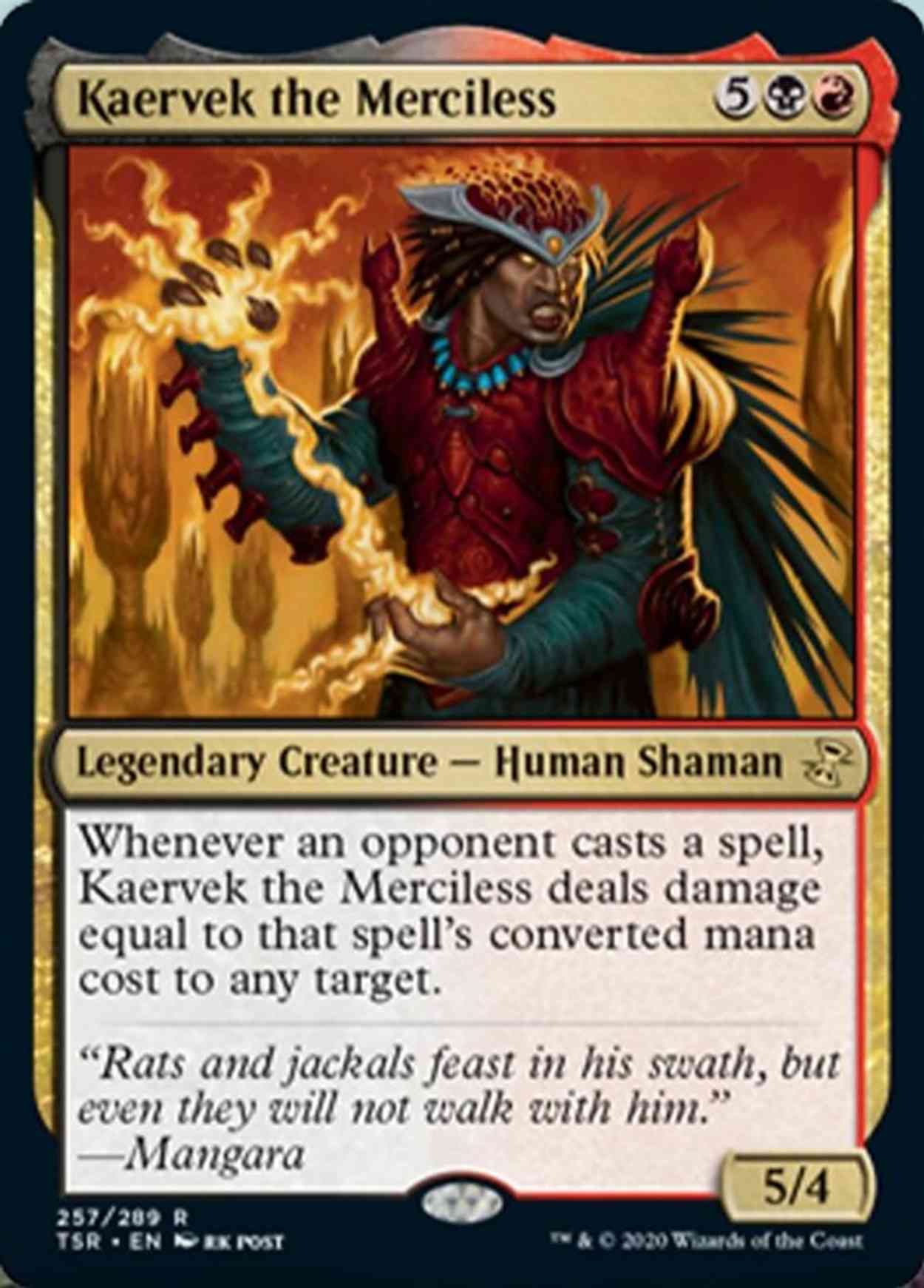 Kaervek the Merciless magic card front