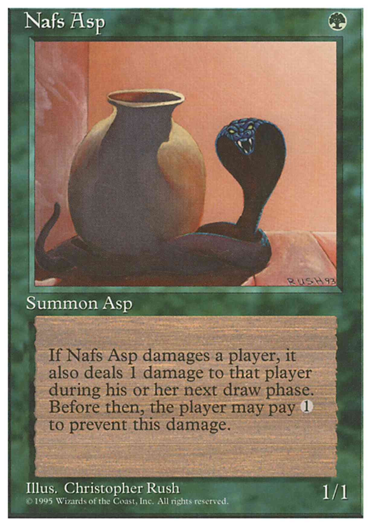 Nafs Asp magic card front