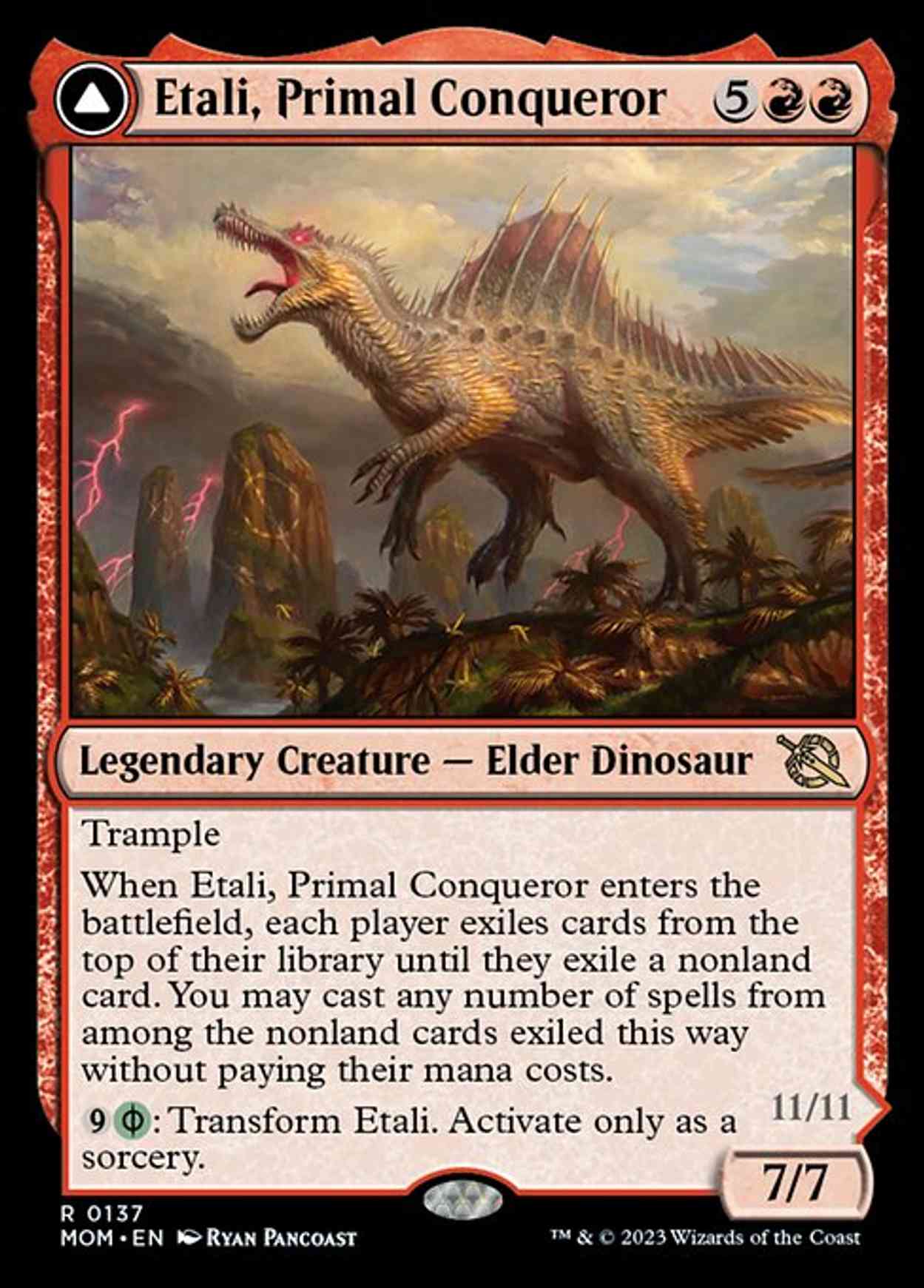 Etali, Primal Conqueror magic card front