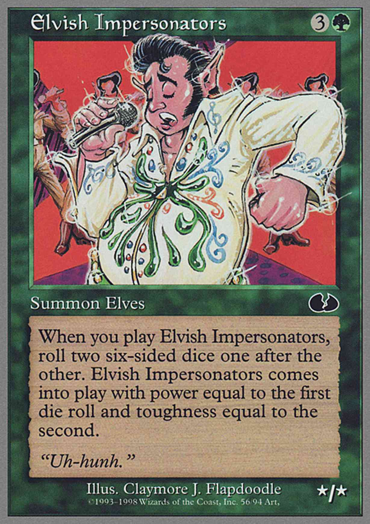Elvish Impersonators magic card front