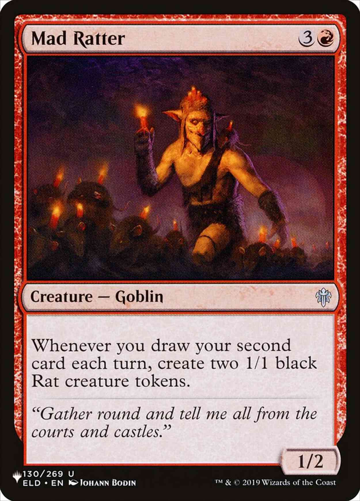 Mad Ratter magic card front