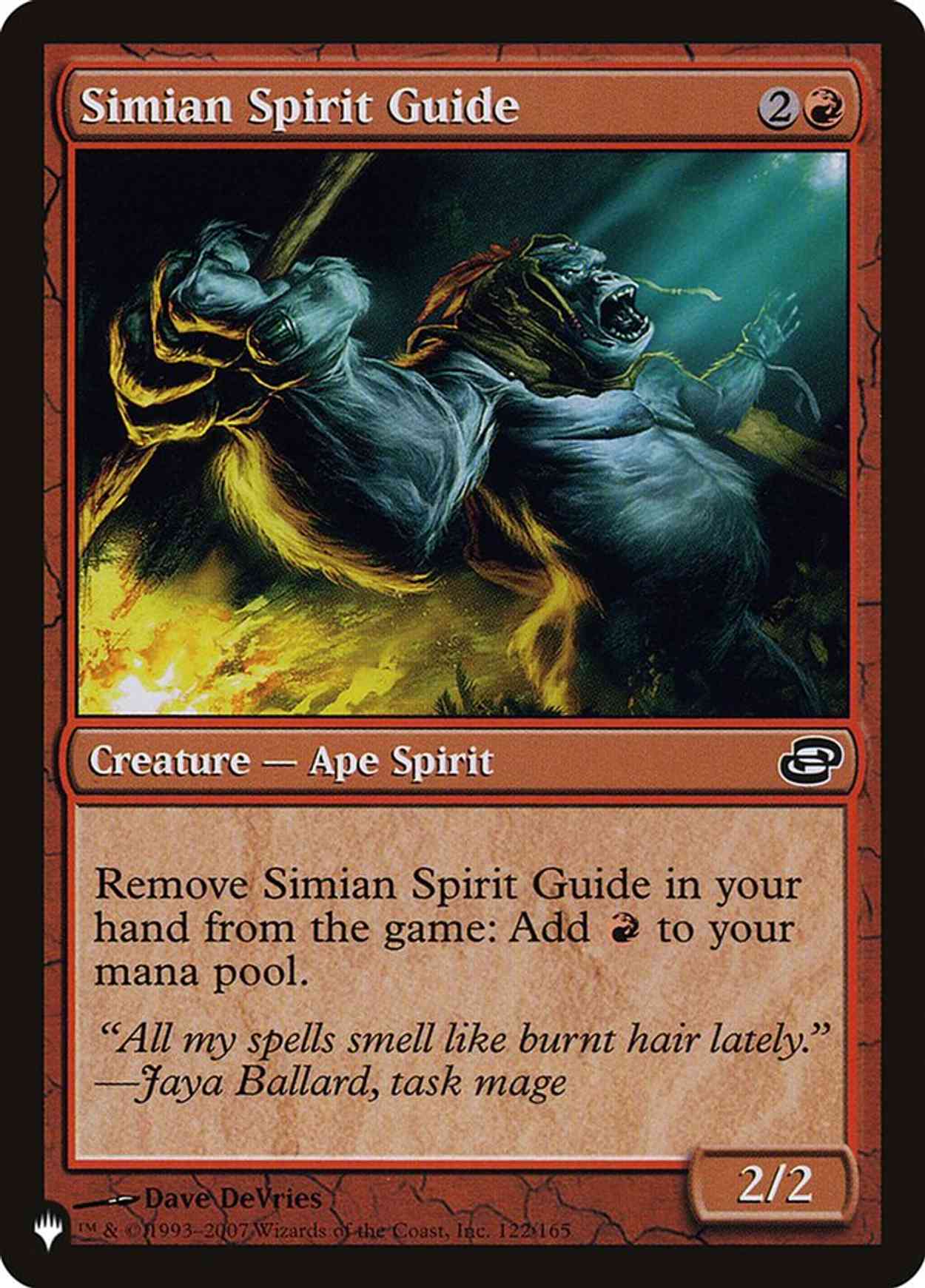 Simian Spirit Guide magic card front