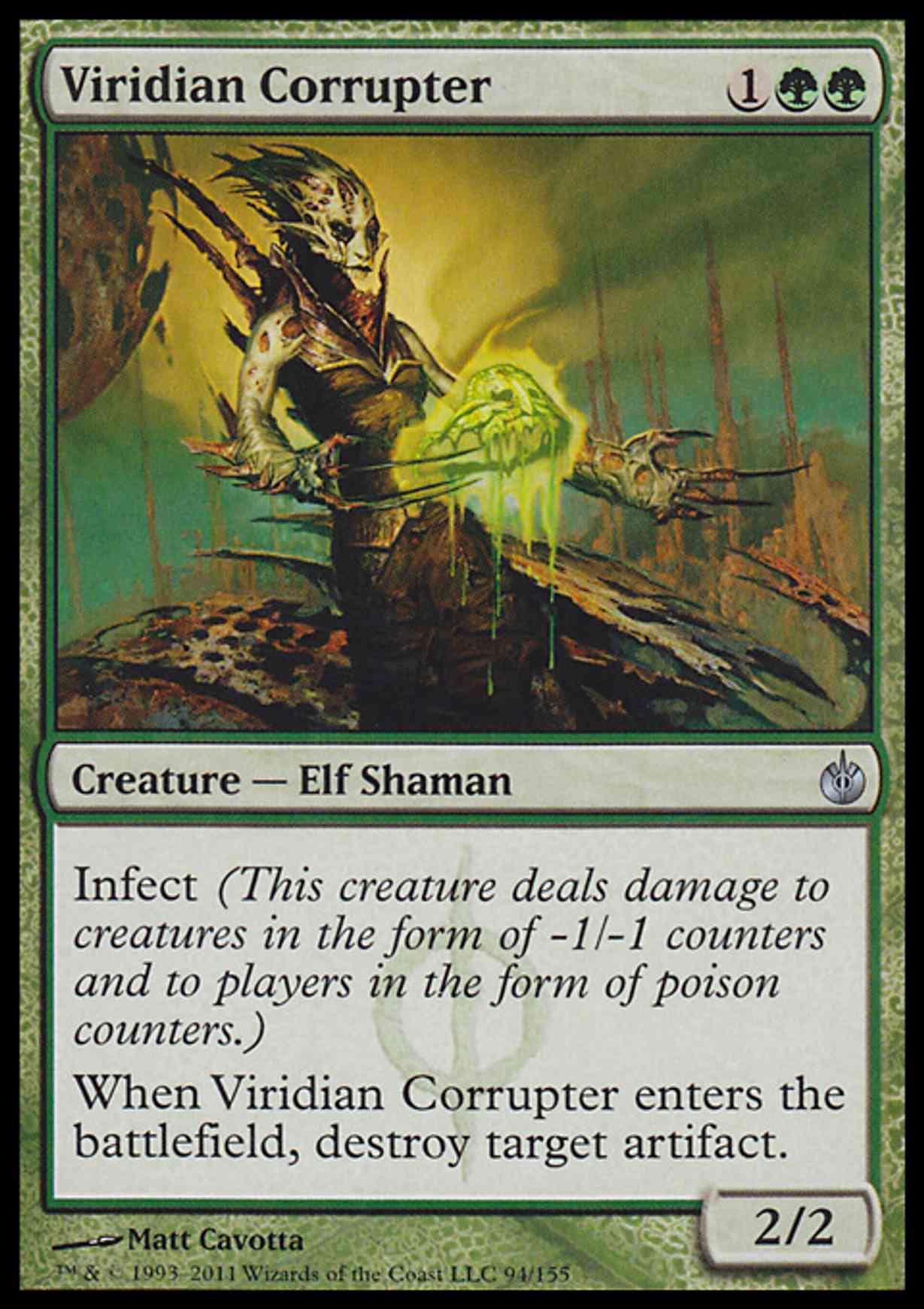 Viridian Corrupter magic card front