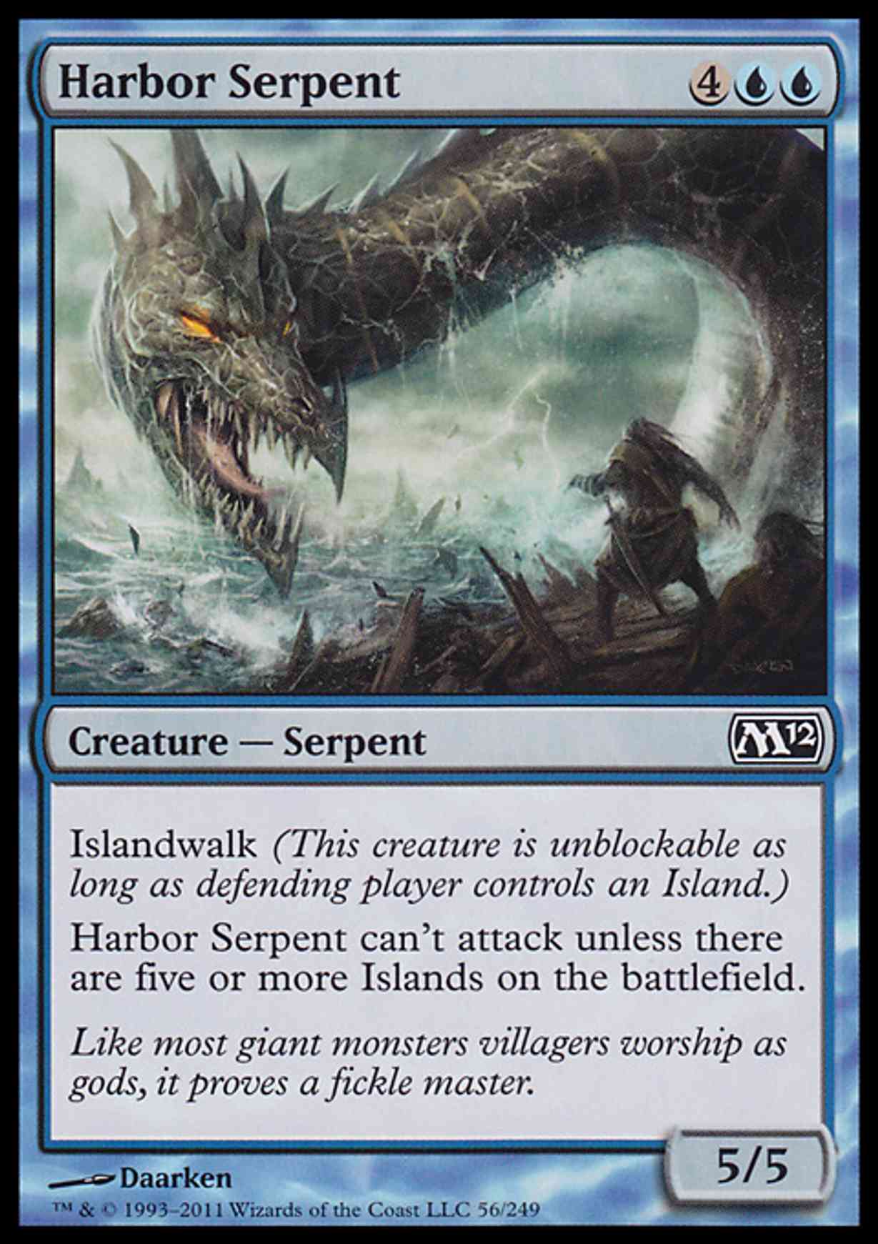 Harbor Serpent magic card front