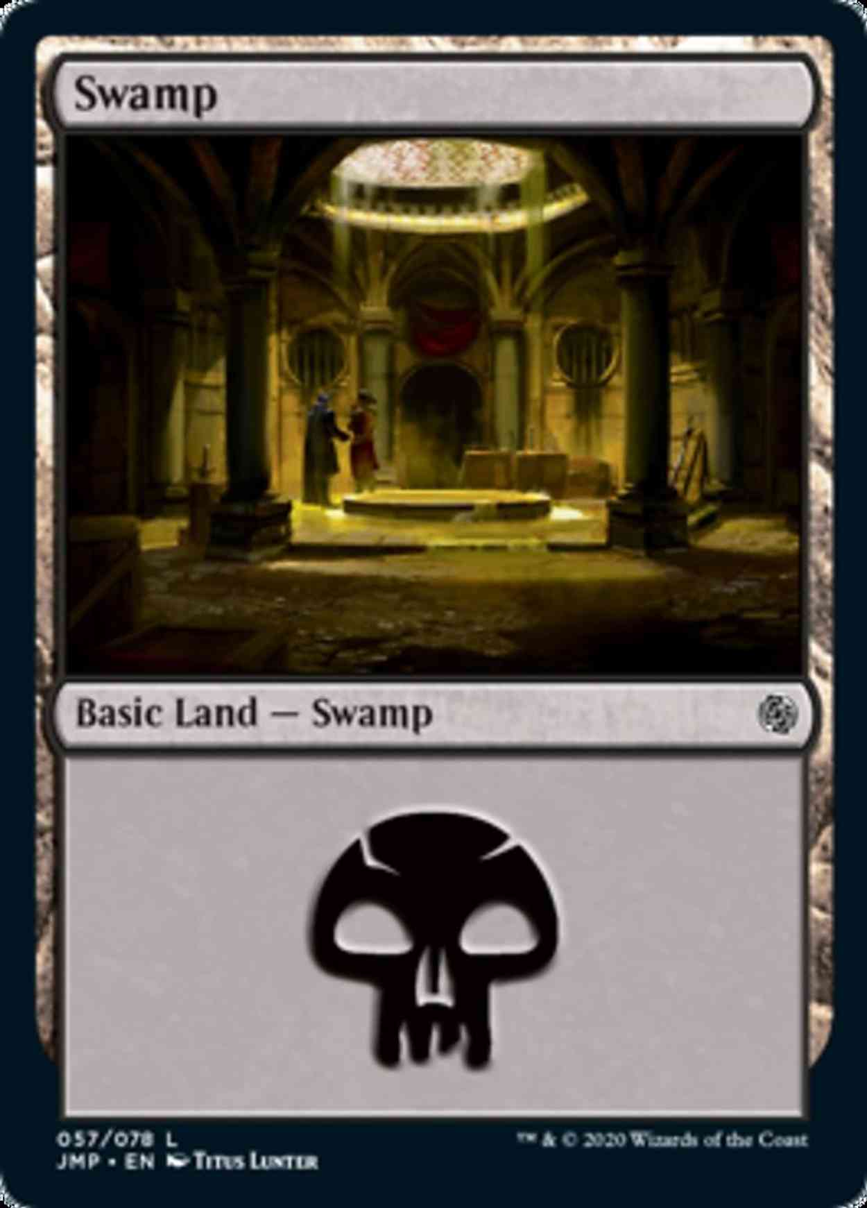 Swamp (57) magic card front