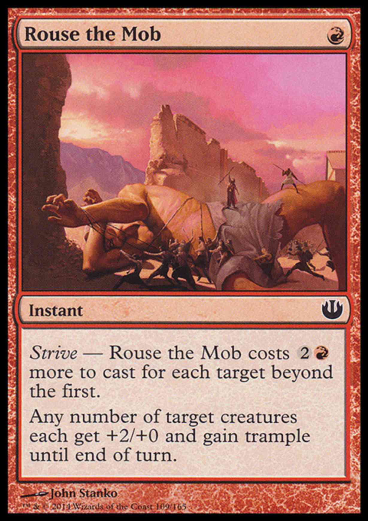 Rouse the Mob magic card front