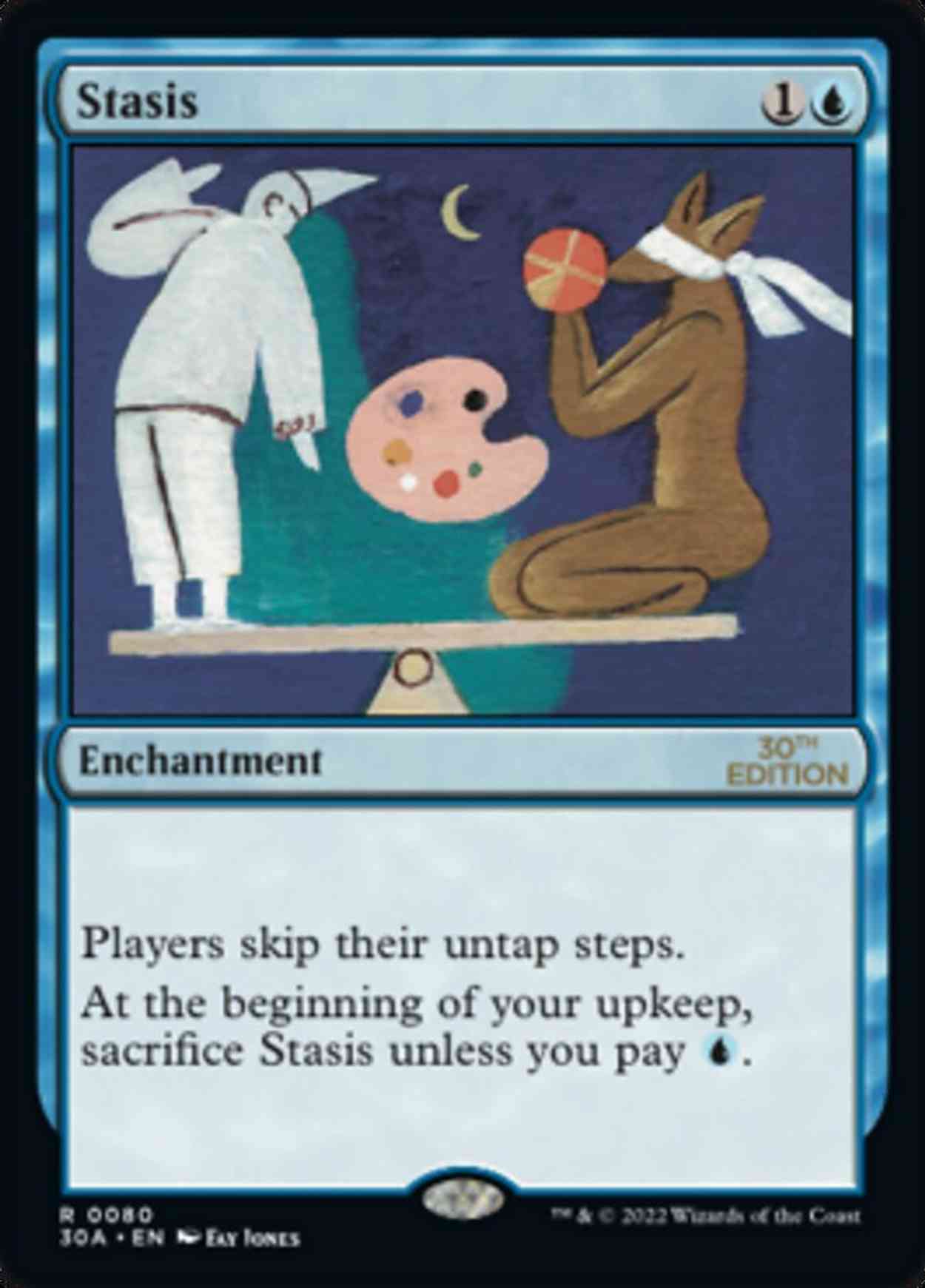 Stasis magic card front