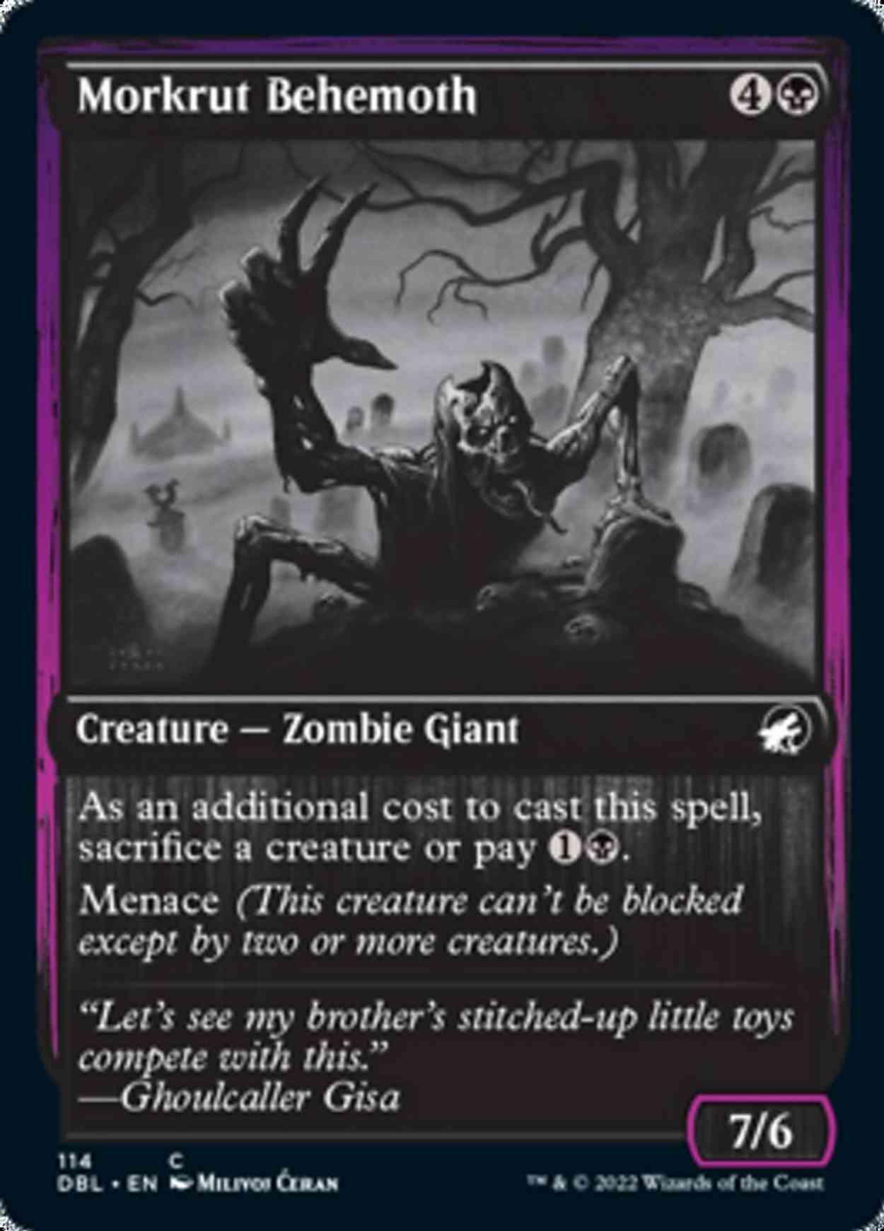 Morkrut Behemoth magic card front