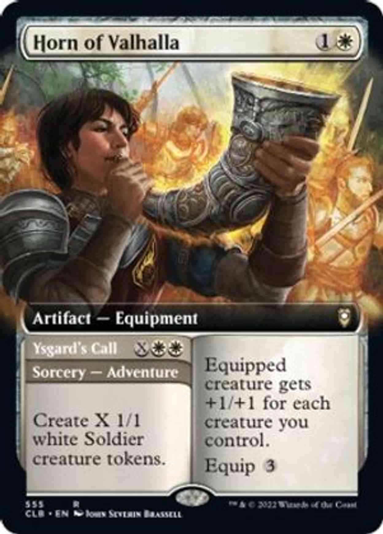 Horn of Valhalla (Extended Art) magic card front
