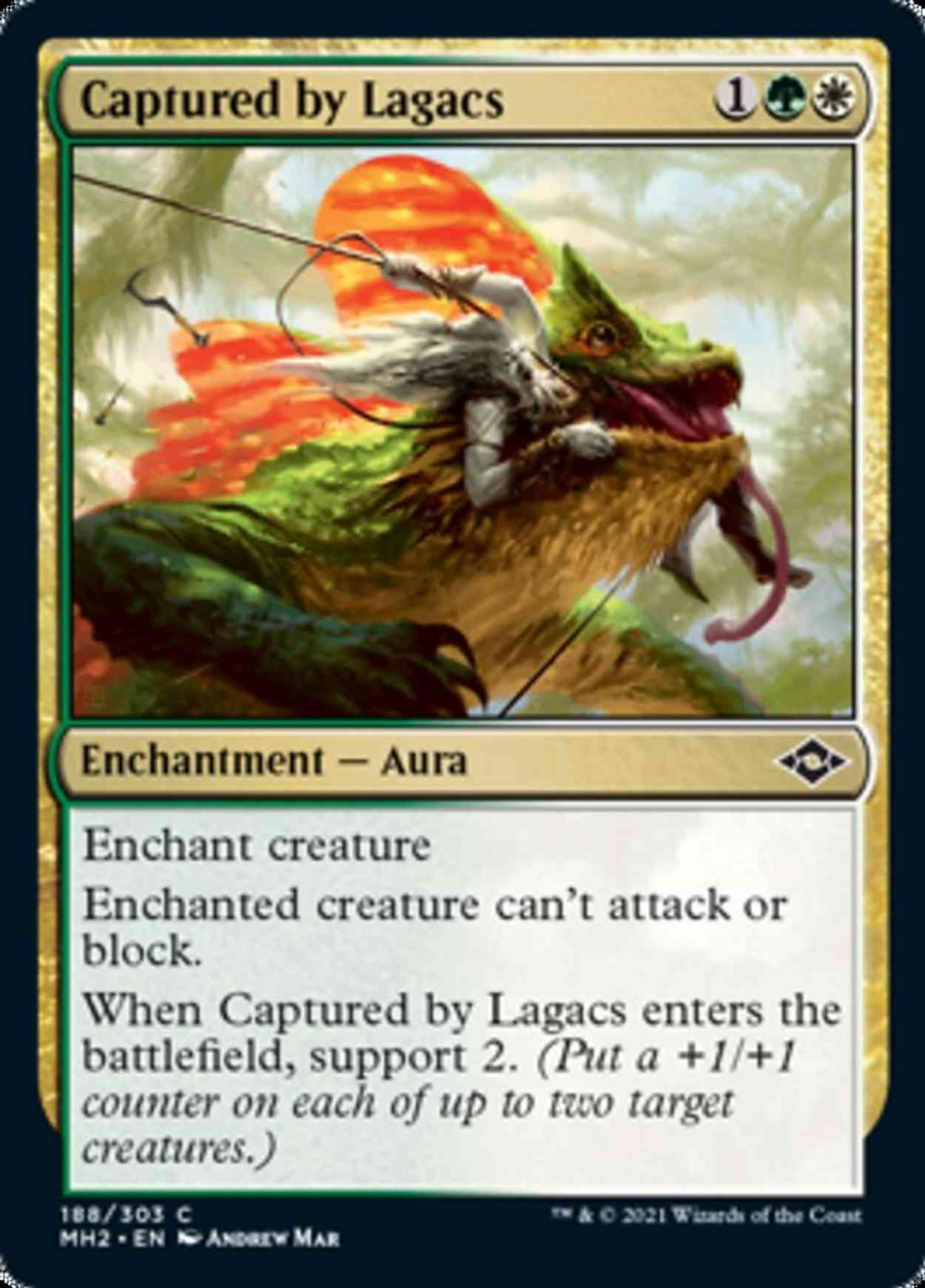 Captured by Lagacs magic card front