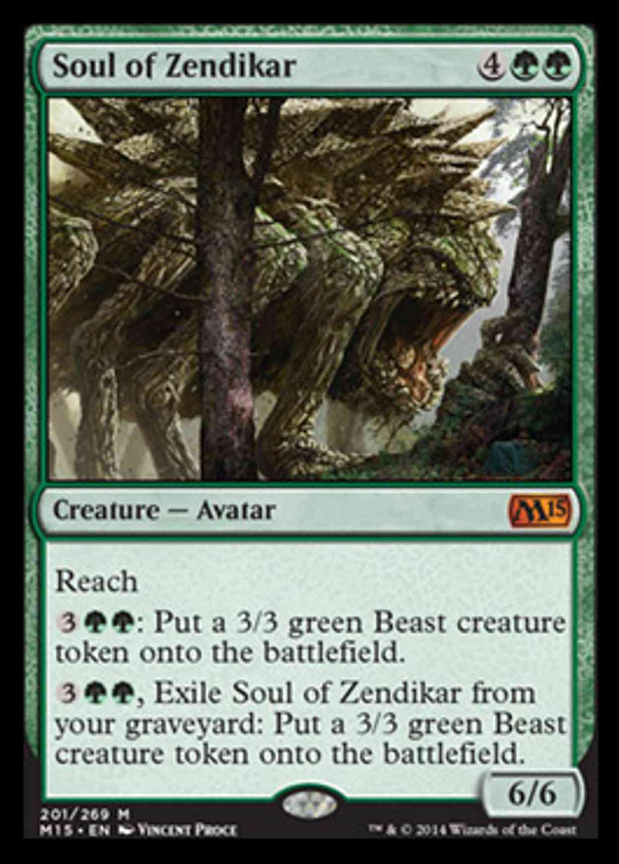 Soul of Zendikar magic card front