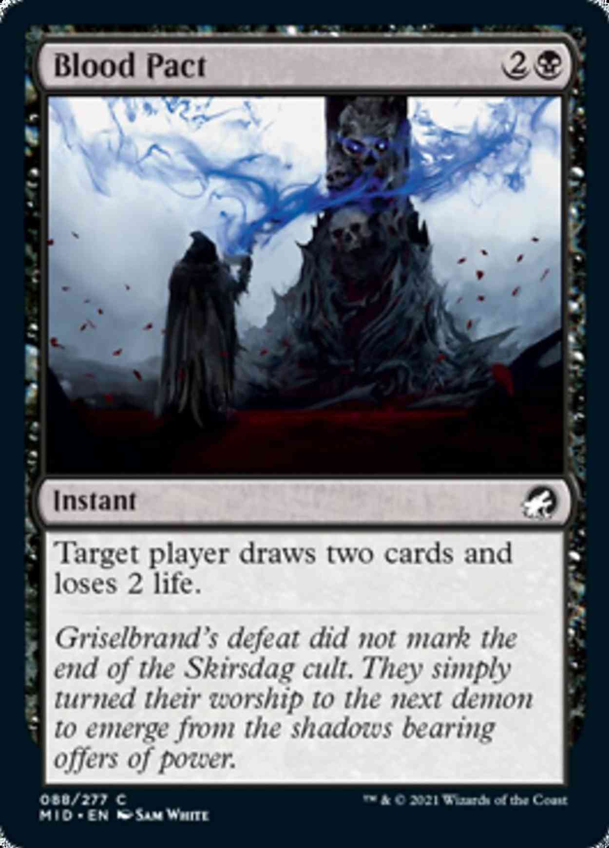 Blood Pact magic card front