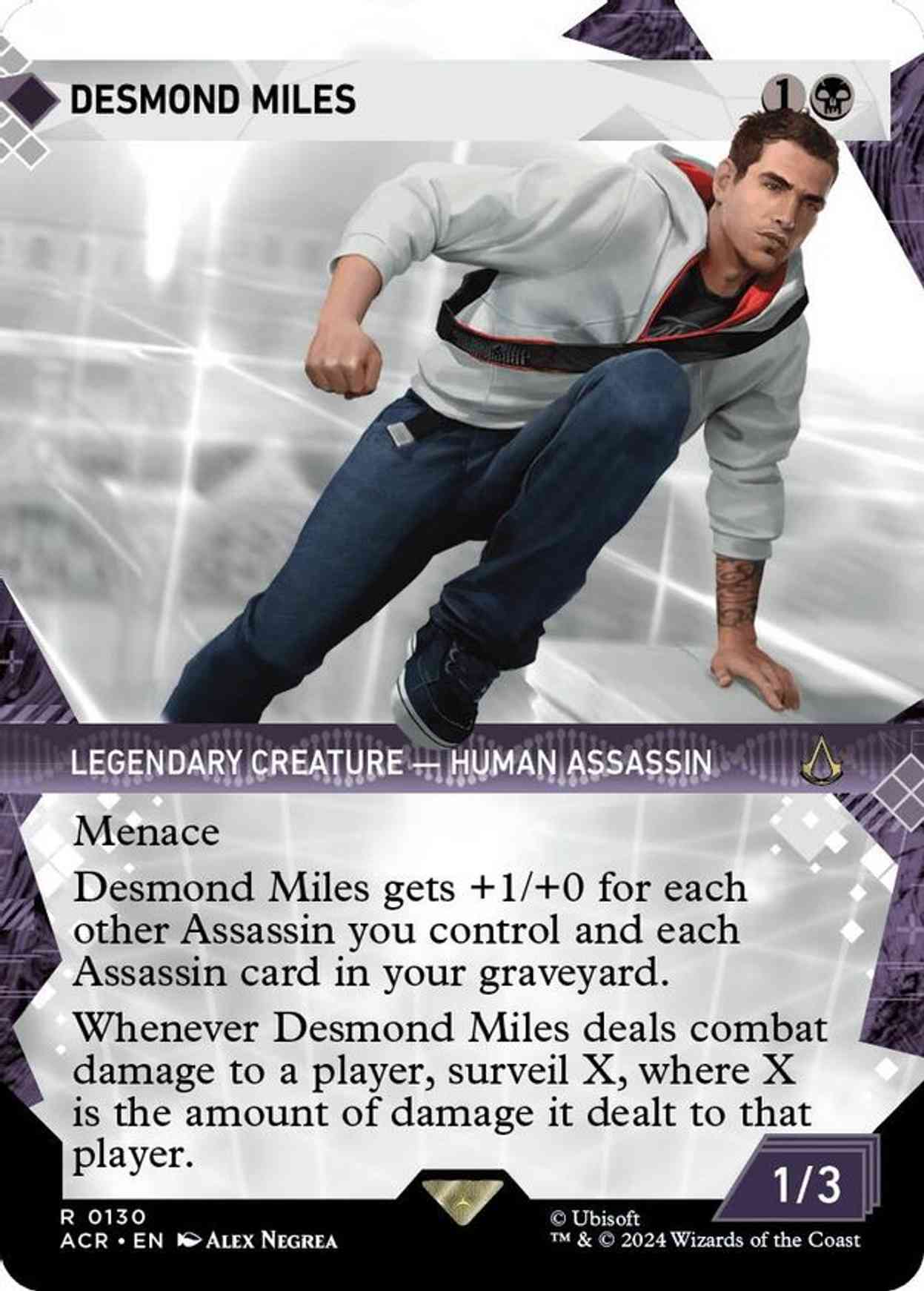 Desmond Miles (Showcase) magic card front