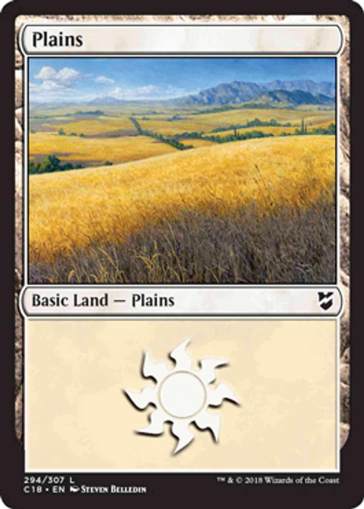 Plains (294) magic card front