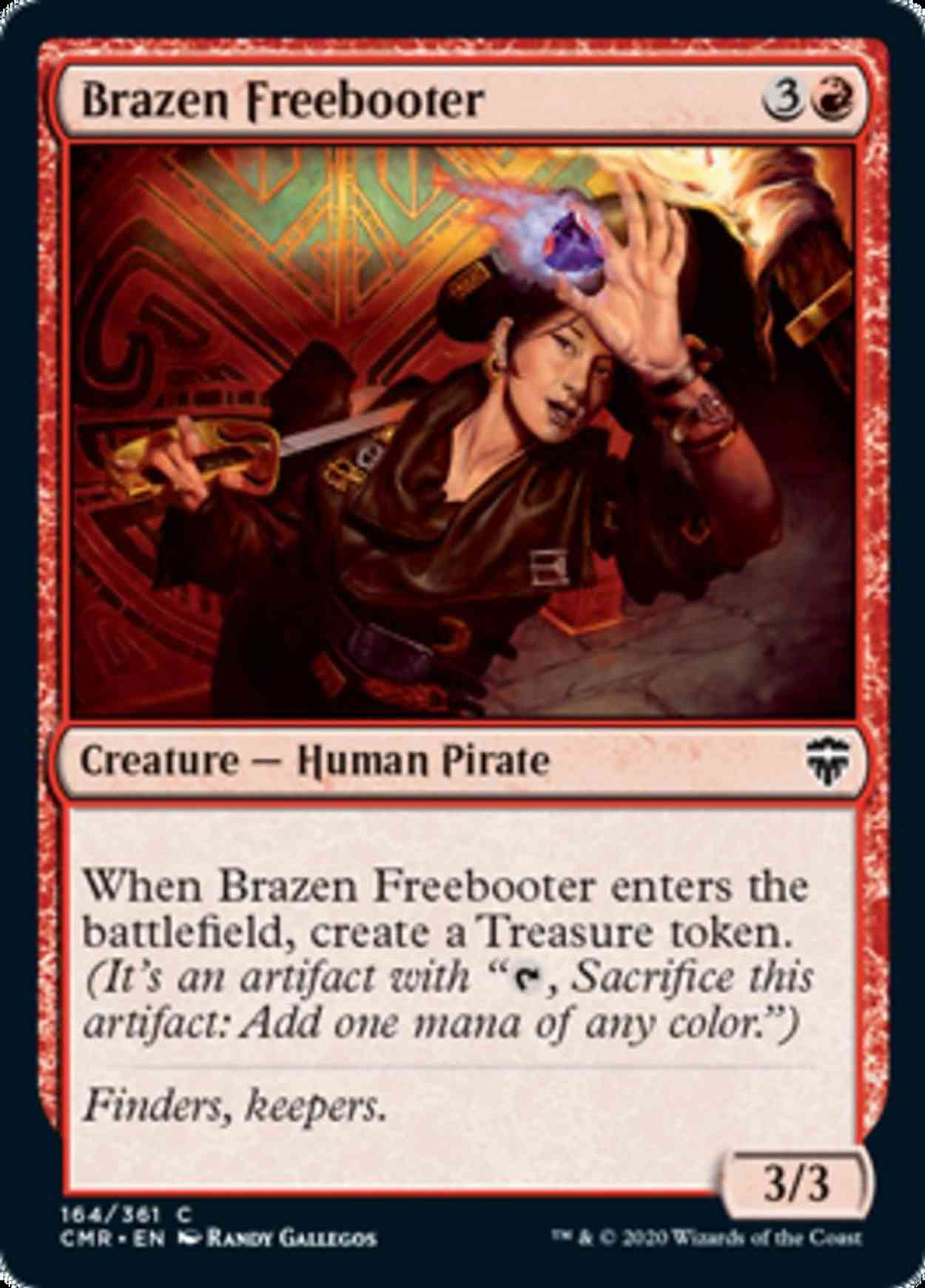 Brazen Freebooter magic card front