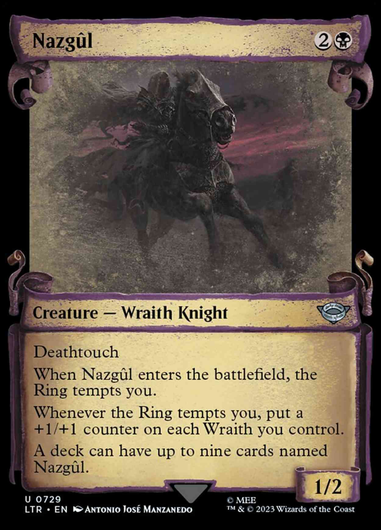 Nazgûl (0729) (Showcase Scrolls) magic card front