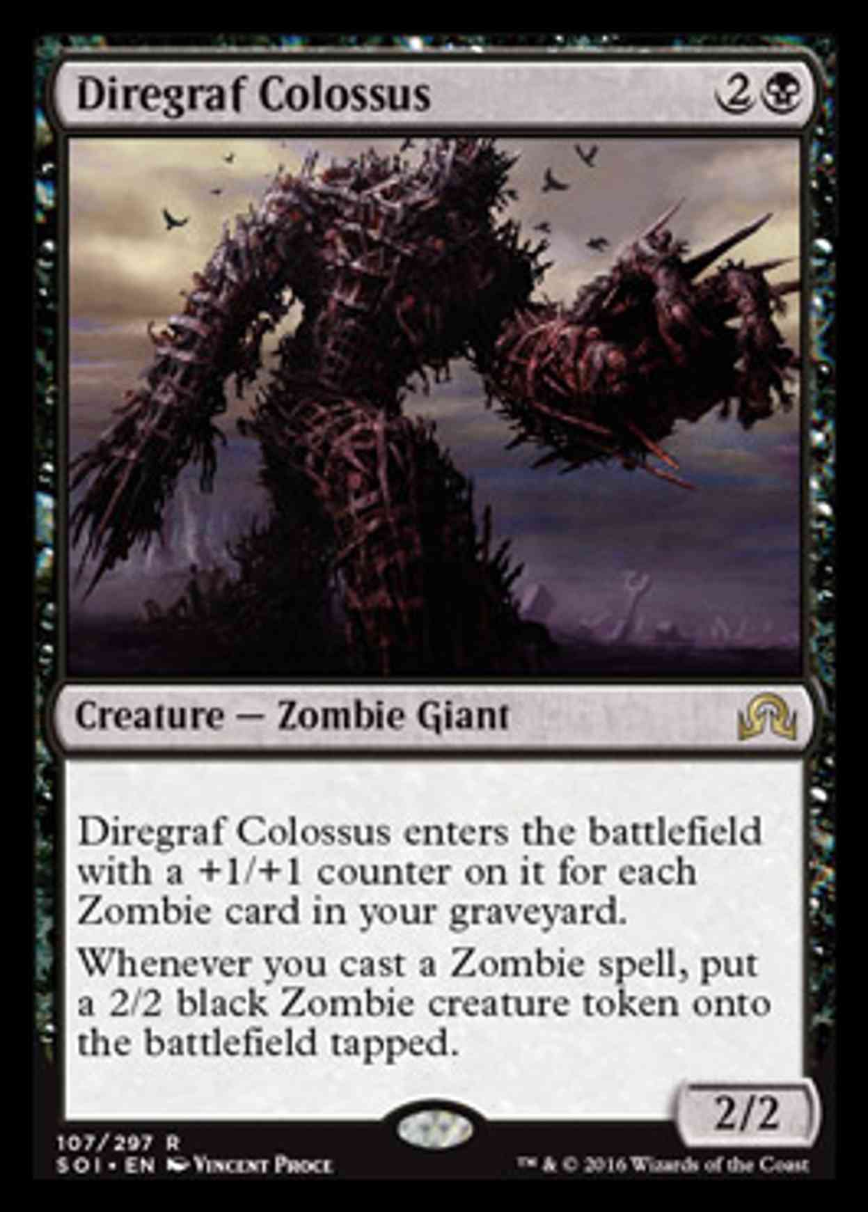 Diregraf Colossus magic card front
