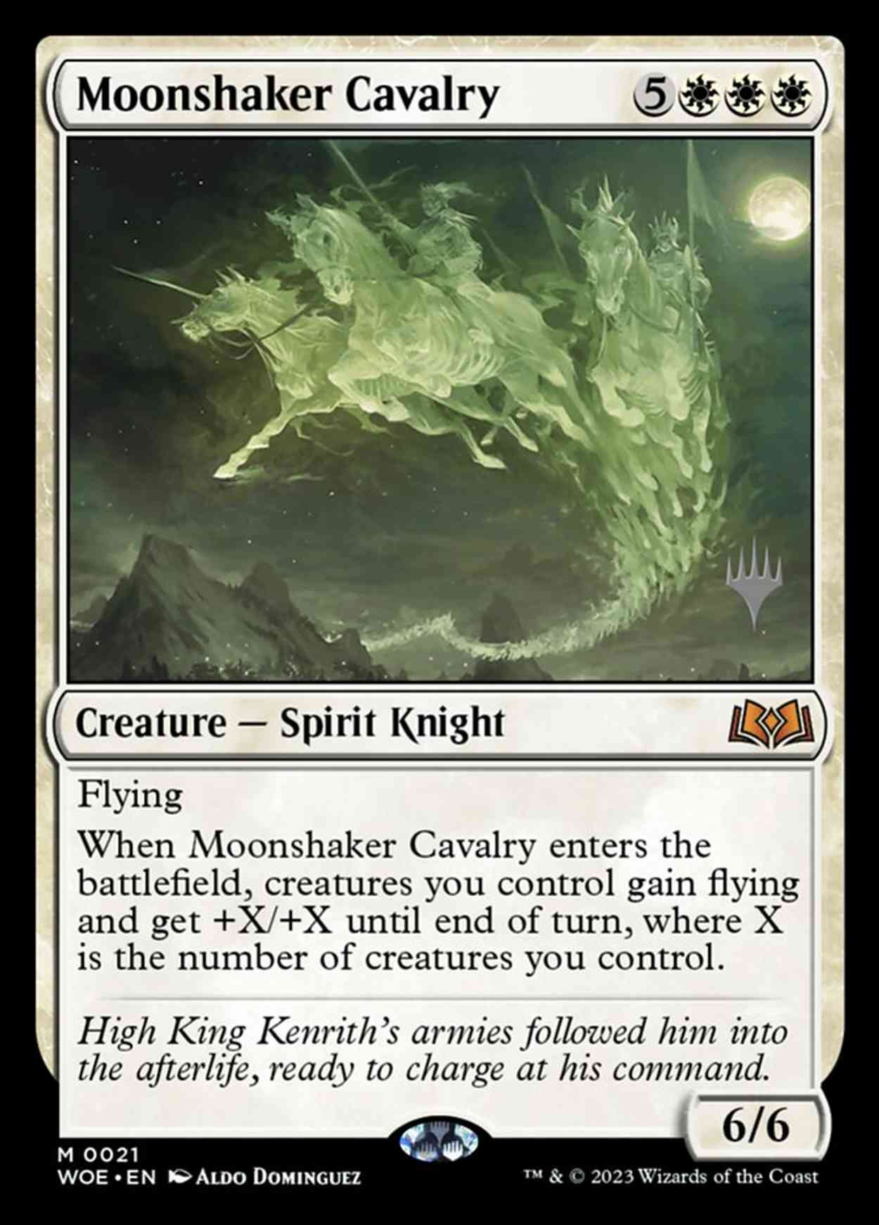 Moonshaker Cavalry magic card front